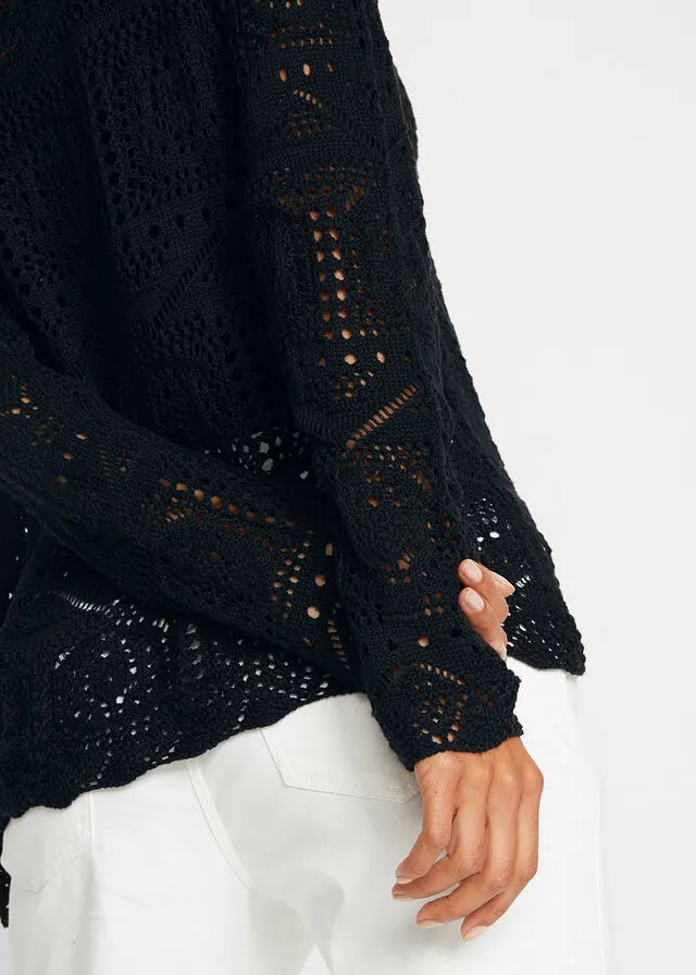 Chaqueta de punto Negro