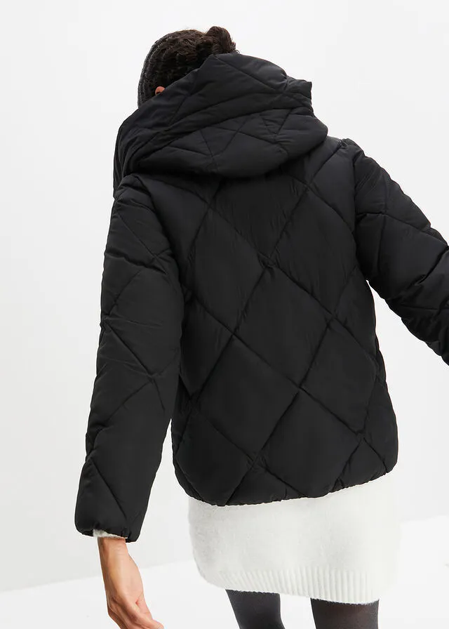 Chaqueta guateada Negro