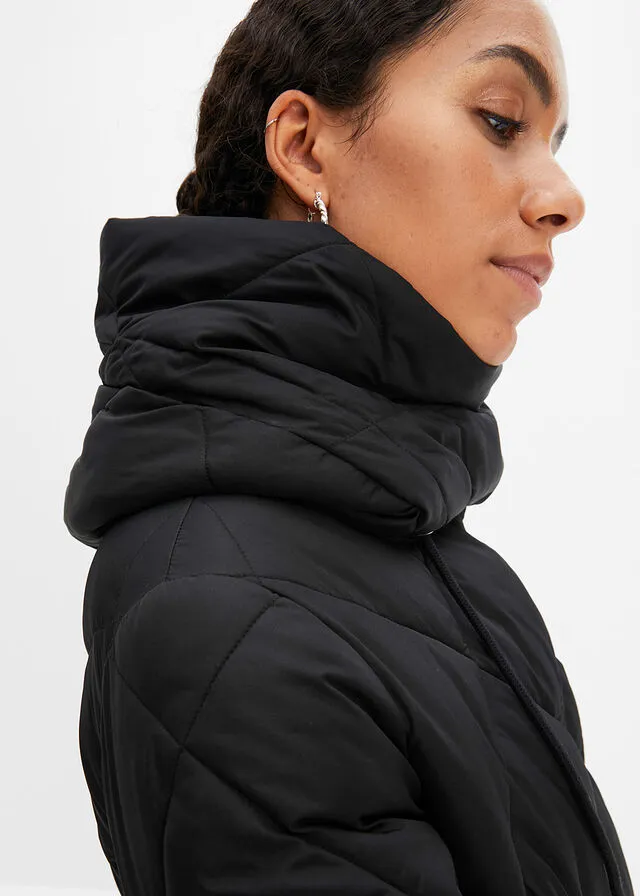 Chaqueta guateada Negro