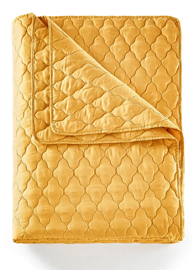 Colcha con acolchado Amarillo