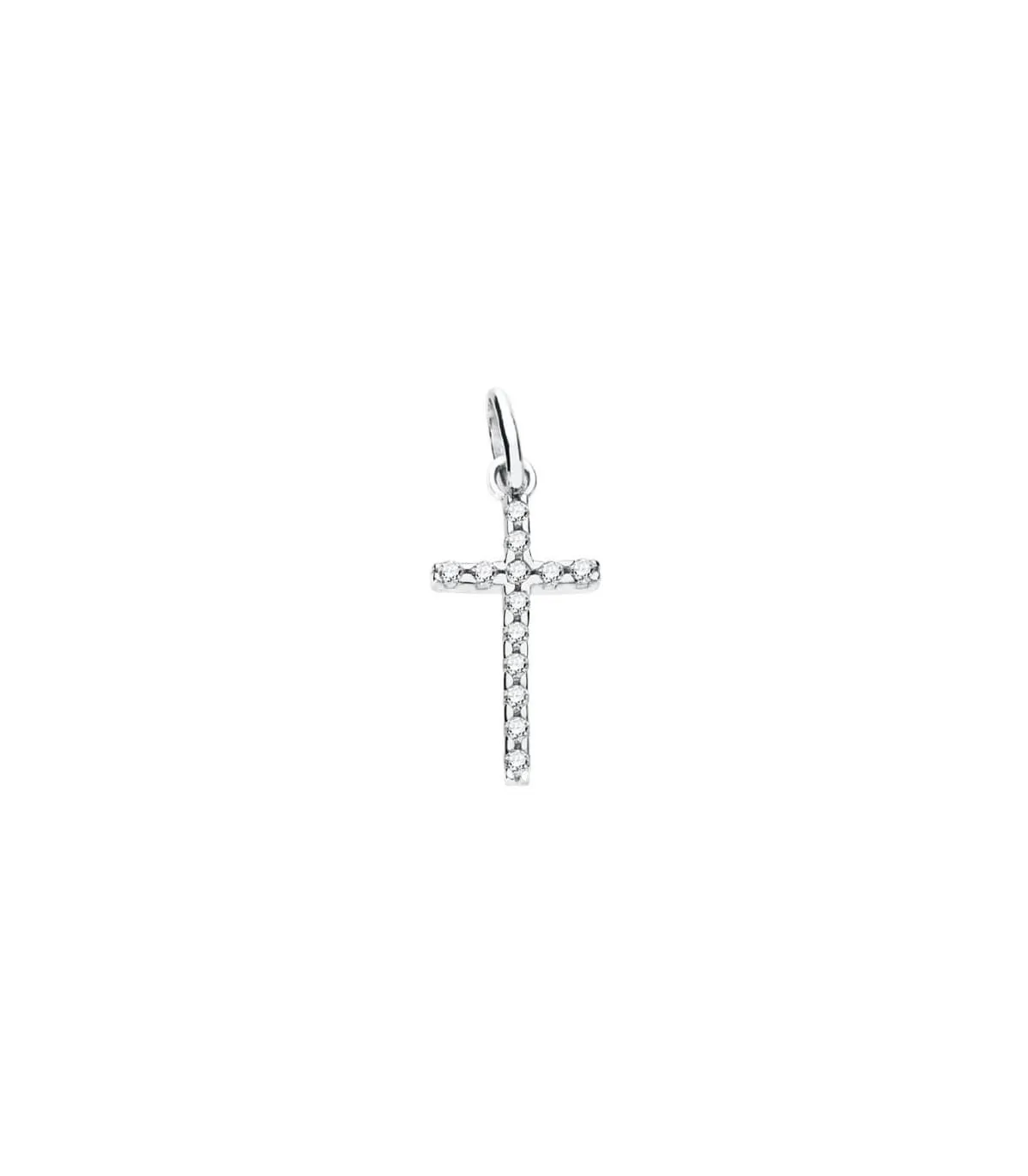 Colgante cruz 18 Ktes