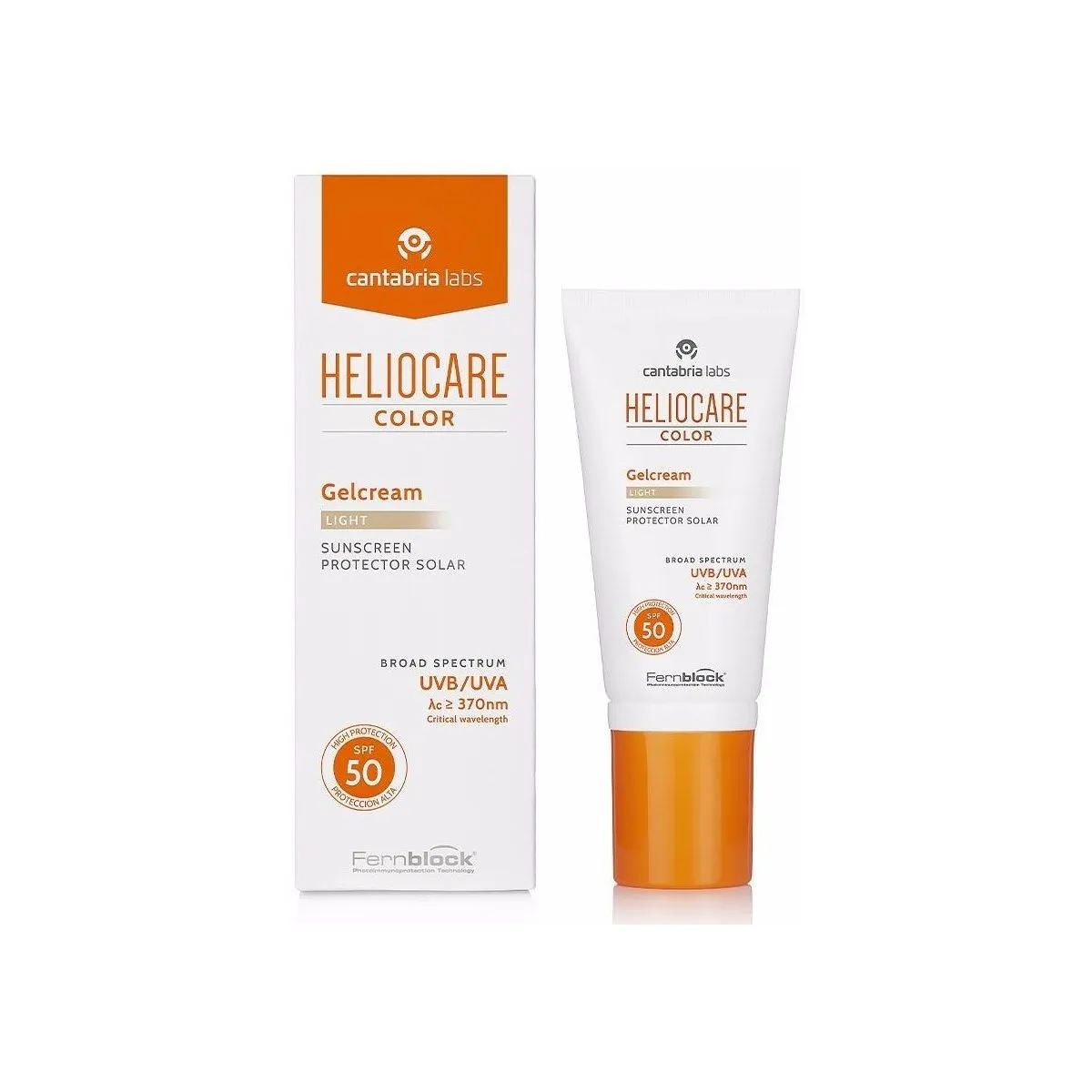 Color Protector Solar Con Color Gel Crema Spf50 ligh