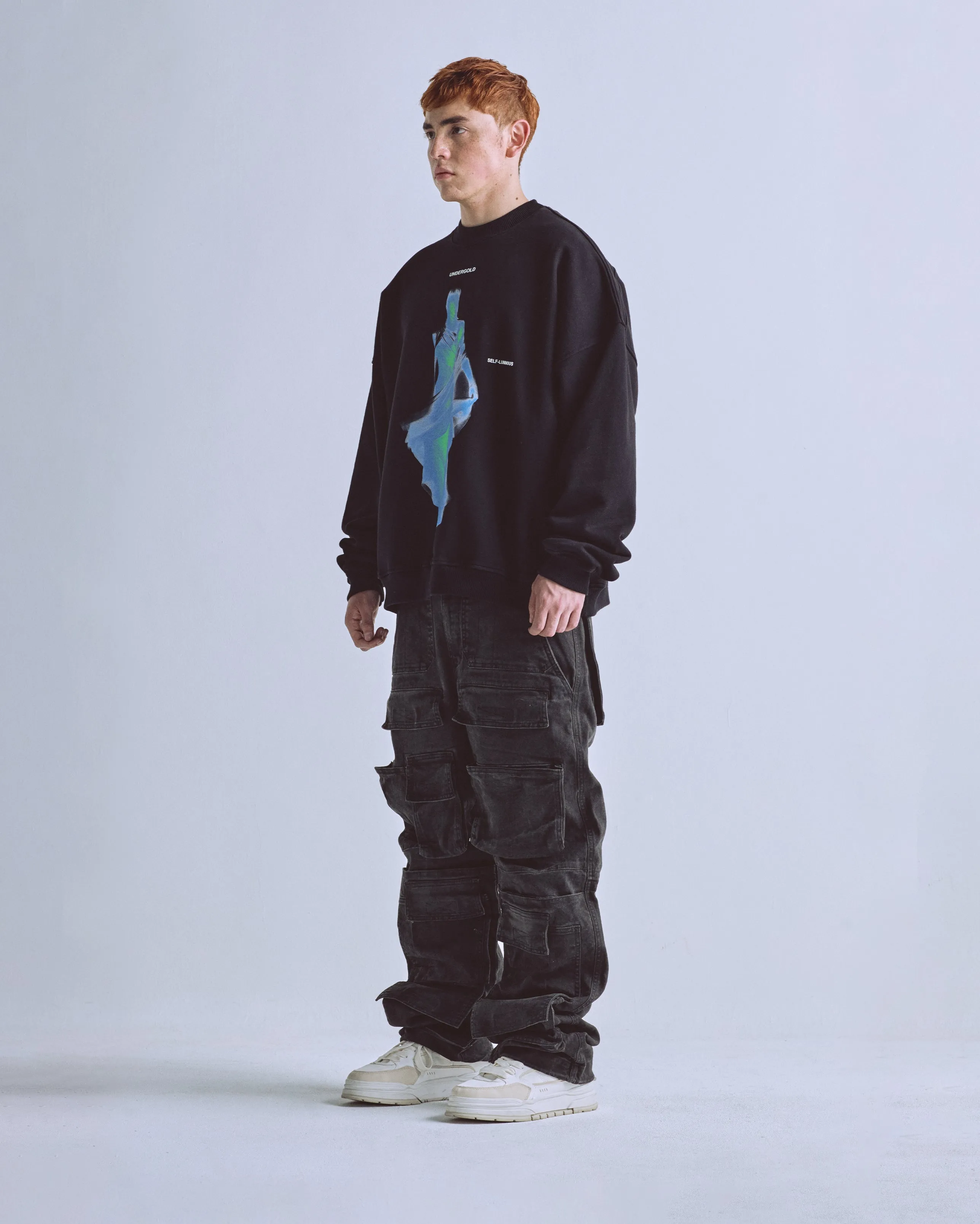 Crewneck Undergold Luminescence Soul Black