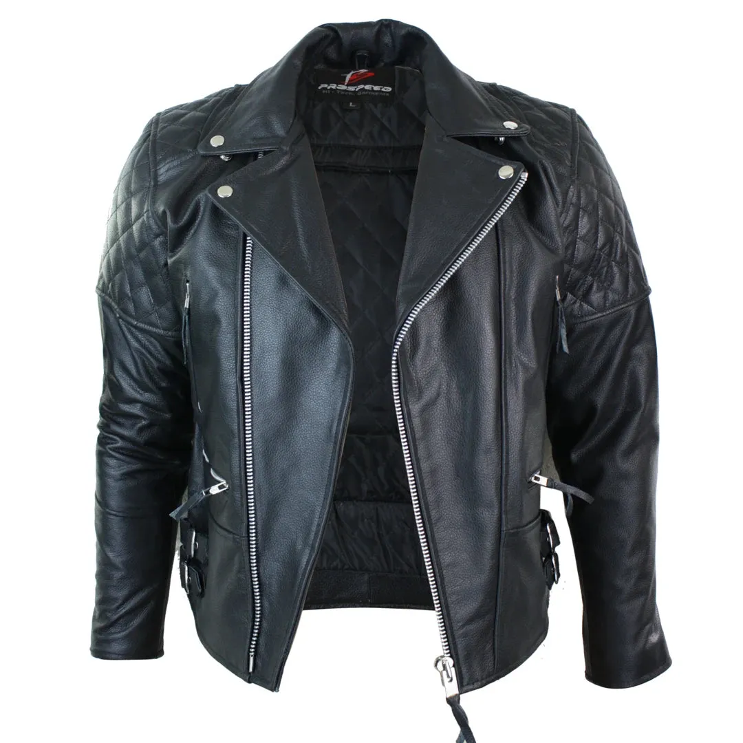 Cross Cross Zip Chaqueta de bicicleta CE Motorcy CE Protective Leather Protective Leather