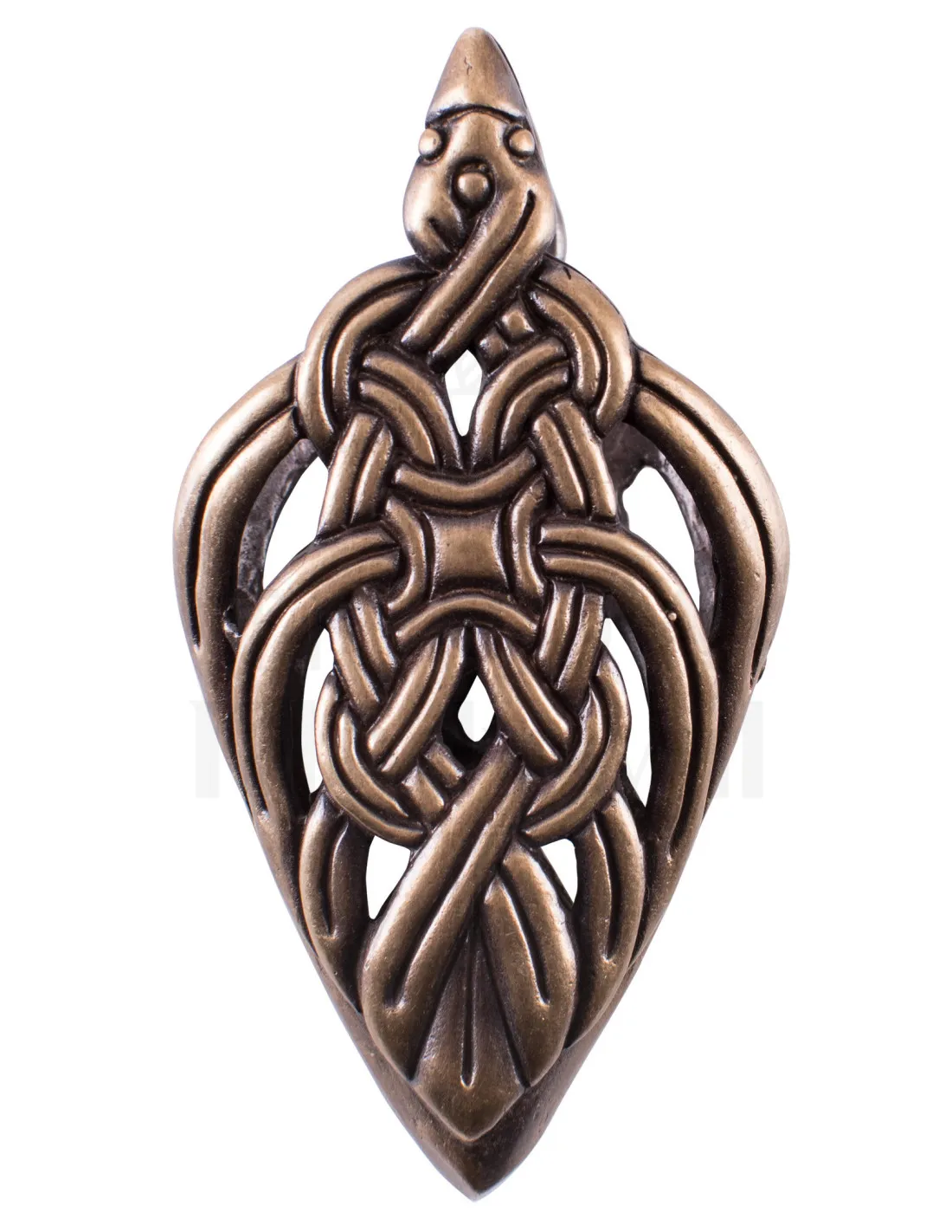 Decoración punta vaina espada vikinga Nudos nórdicos