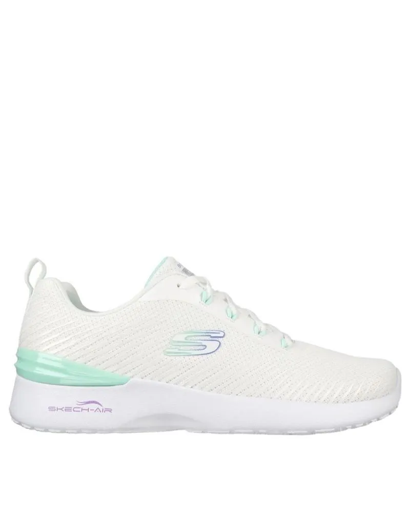 DEPORTIVAS DE MUJER Y NIñA SKECHERS SKECHAIRDYNAMIGHT LUMINOSIT BLANCA BLANCO