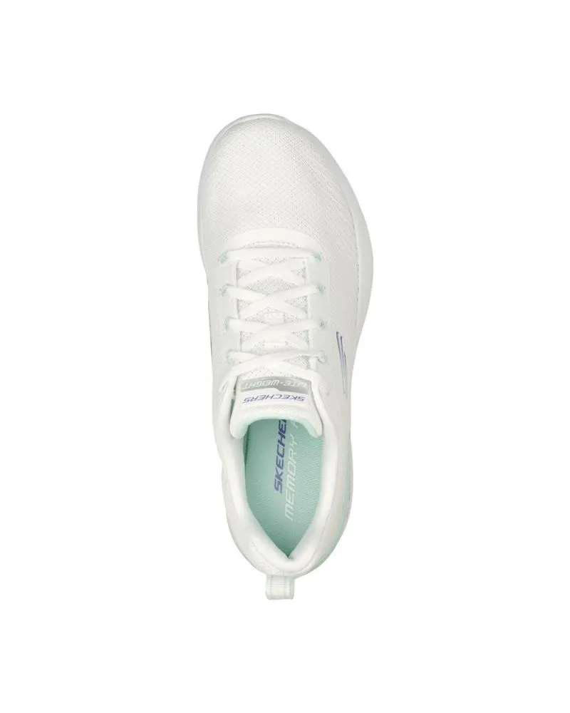 DEPORTIVAS DE MUJER Y NIñA SKECHERS SKECHAIRDYNAMIGHT LUMINOSIT BLANCA BLANCO