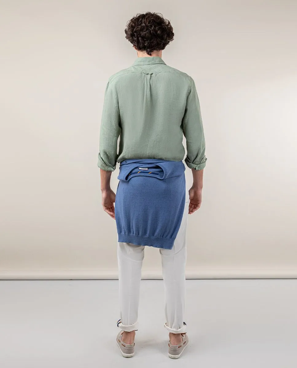El Ganso camisa lino verde