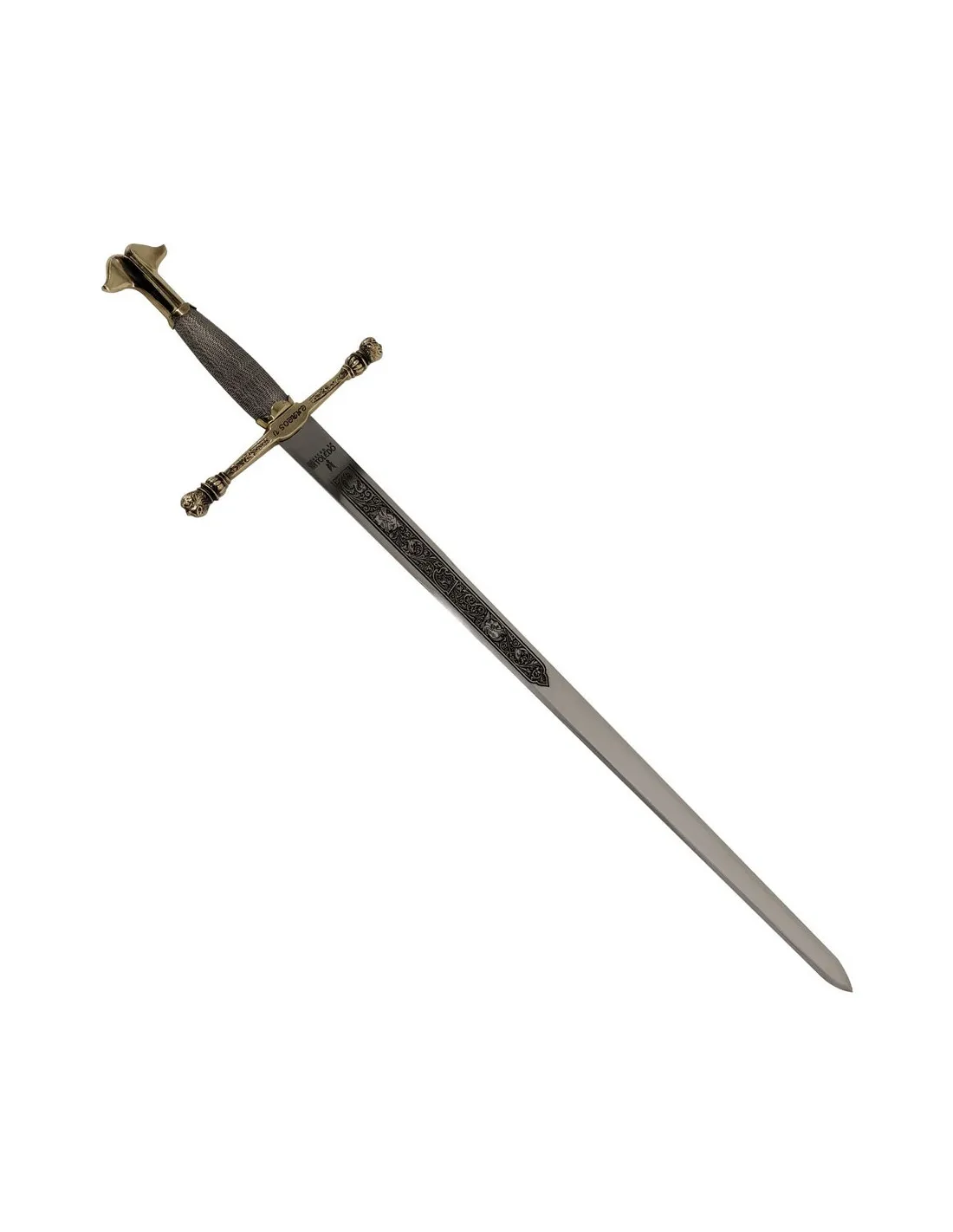 Espada Carlos V dorada, cadete
