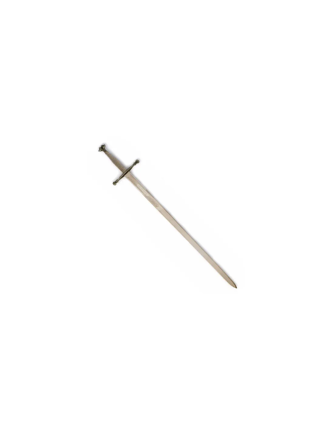 Espada Carlos V, hoja rústica grabada