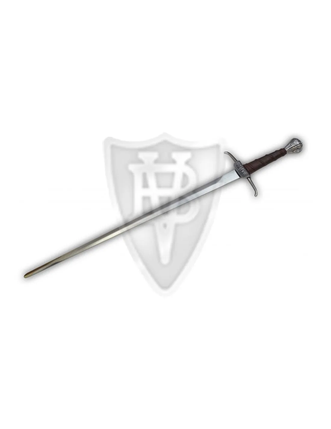 Espada funcional de una mano pomo cruces