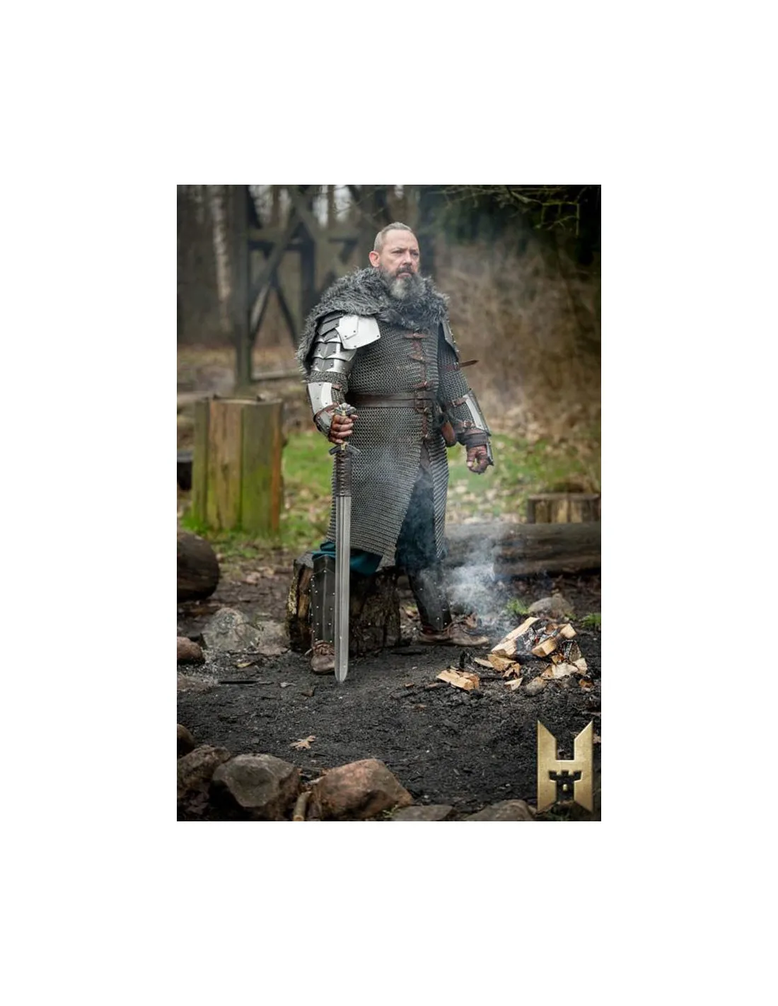 Espada vikinga Dreki serie Stronghold, color metal