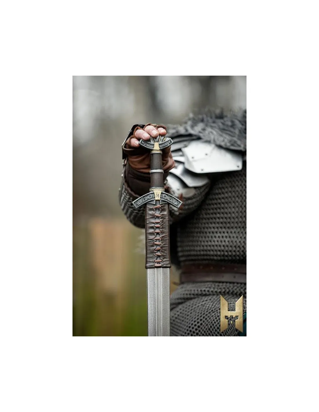 Espada vikinga Dreki serie Stronghold, color metal
