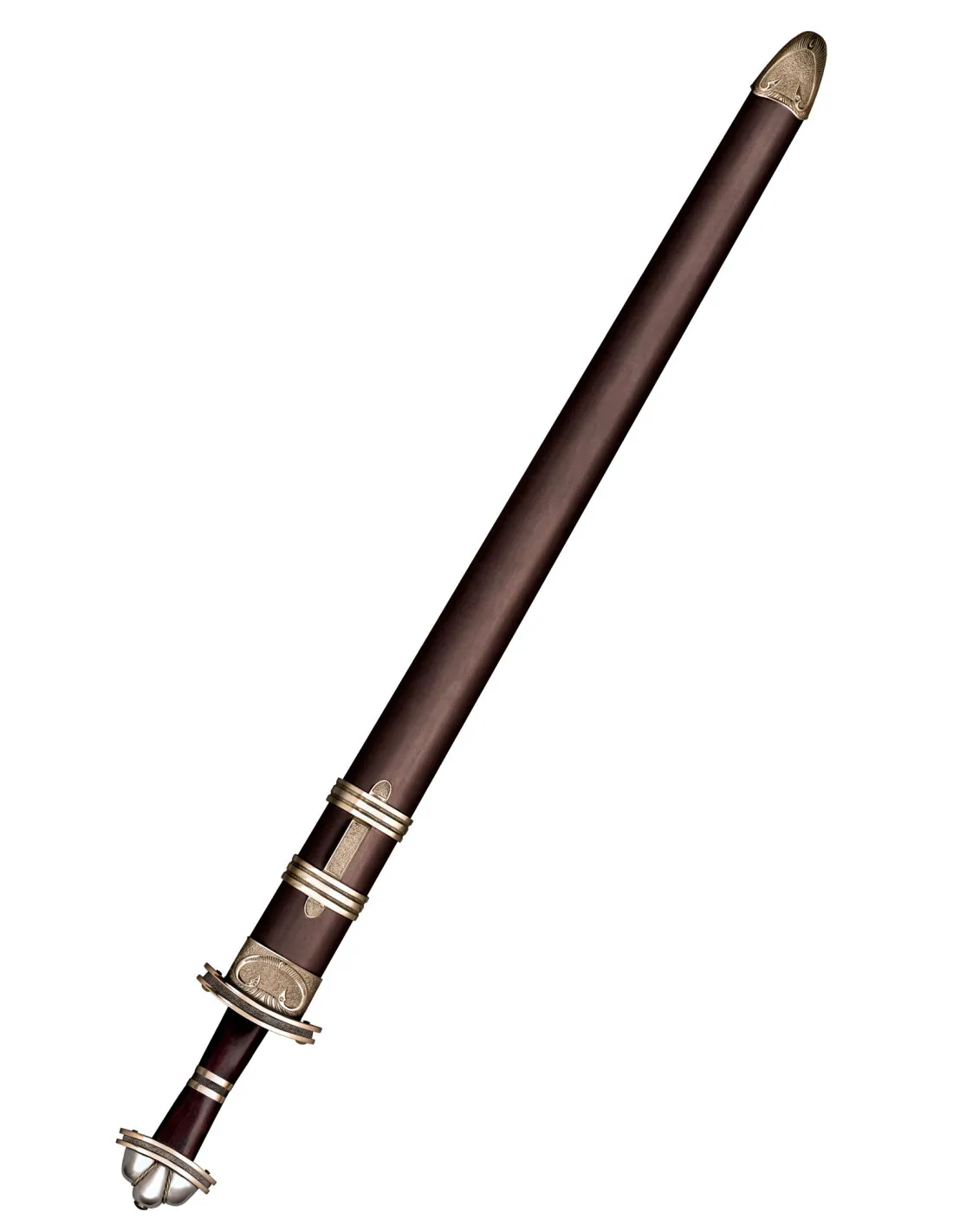 Espada Vikinga en Acero de Damasco, 94 cm.