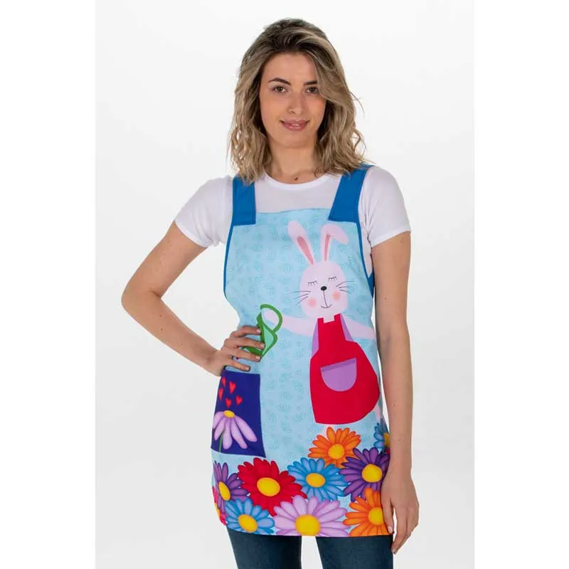 ESTOLA DE MAESTRA CONEJITA PRIMAVERA AZUL  DYNEKE