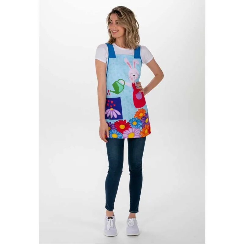 ESTOLA DE MAESTRA CONEJITA PRIMAVERA AZUL  DYNEKE