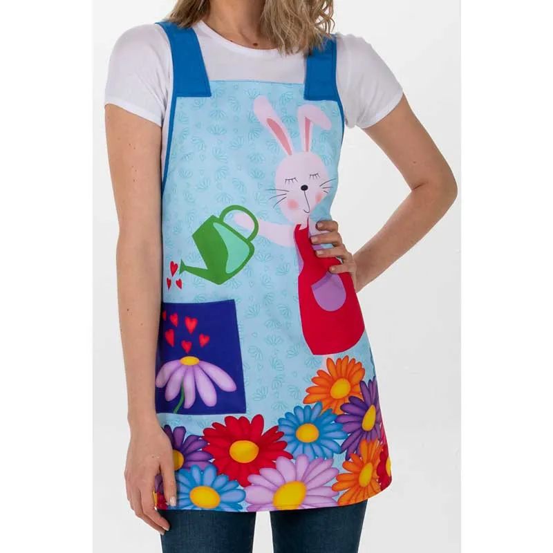 ESTOLA DE MAESTRA CONEJITA PRIMAVERA AZUL  DYNEKE