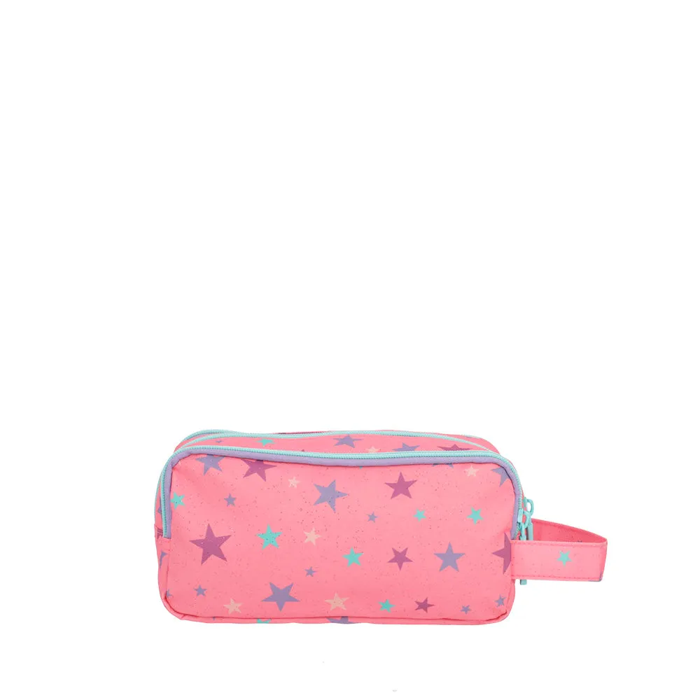 Estuche para nia University rosado