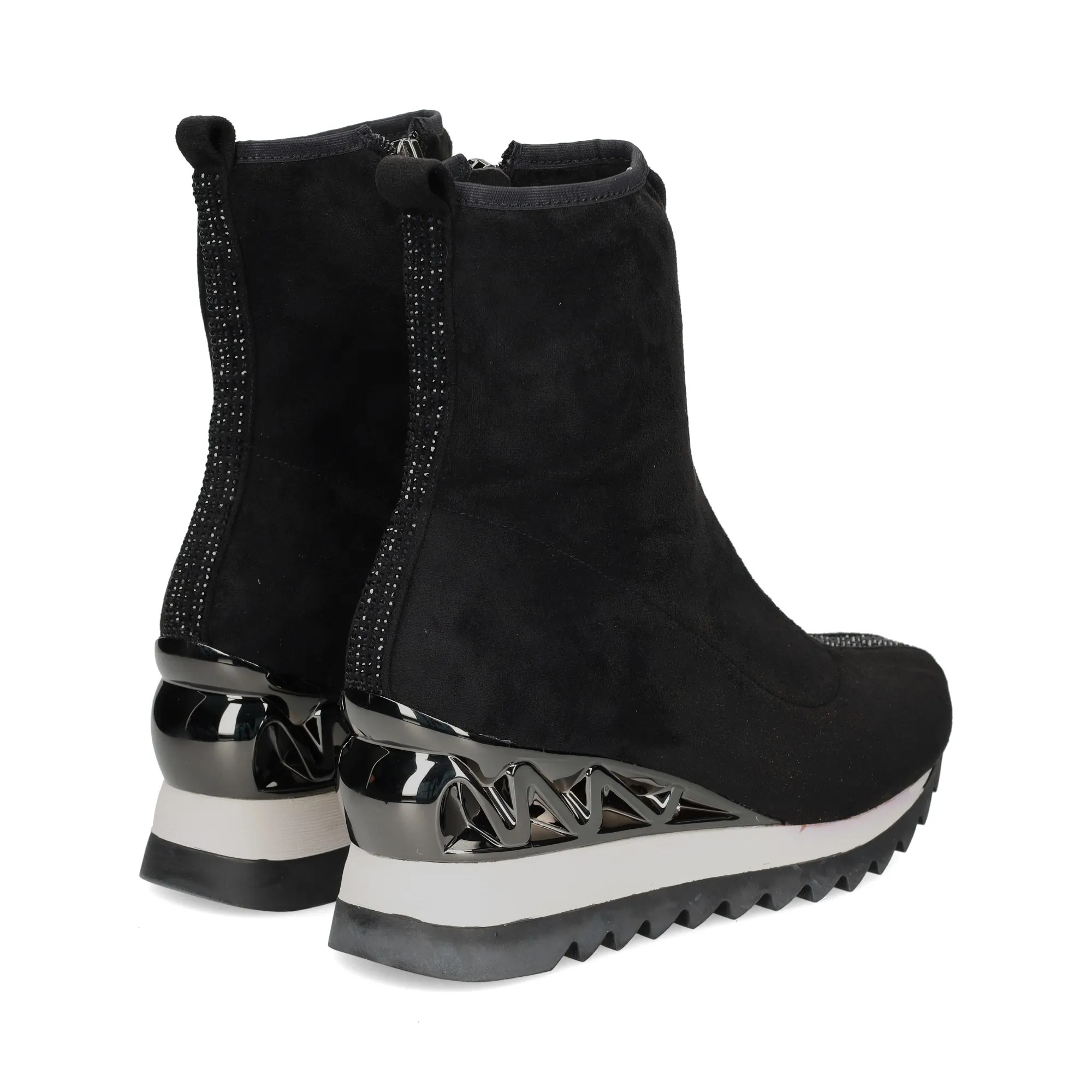 EXE Botines con tacón de Mujer NEGRO
