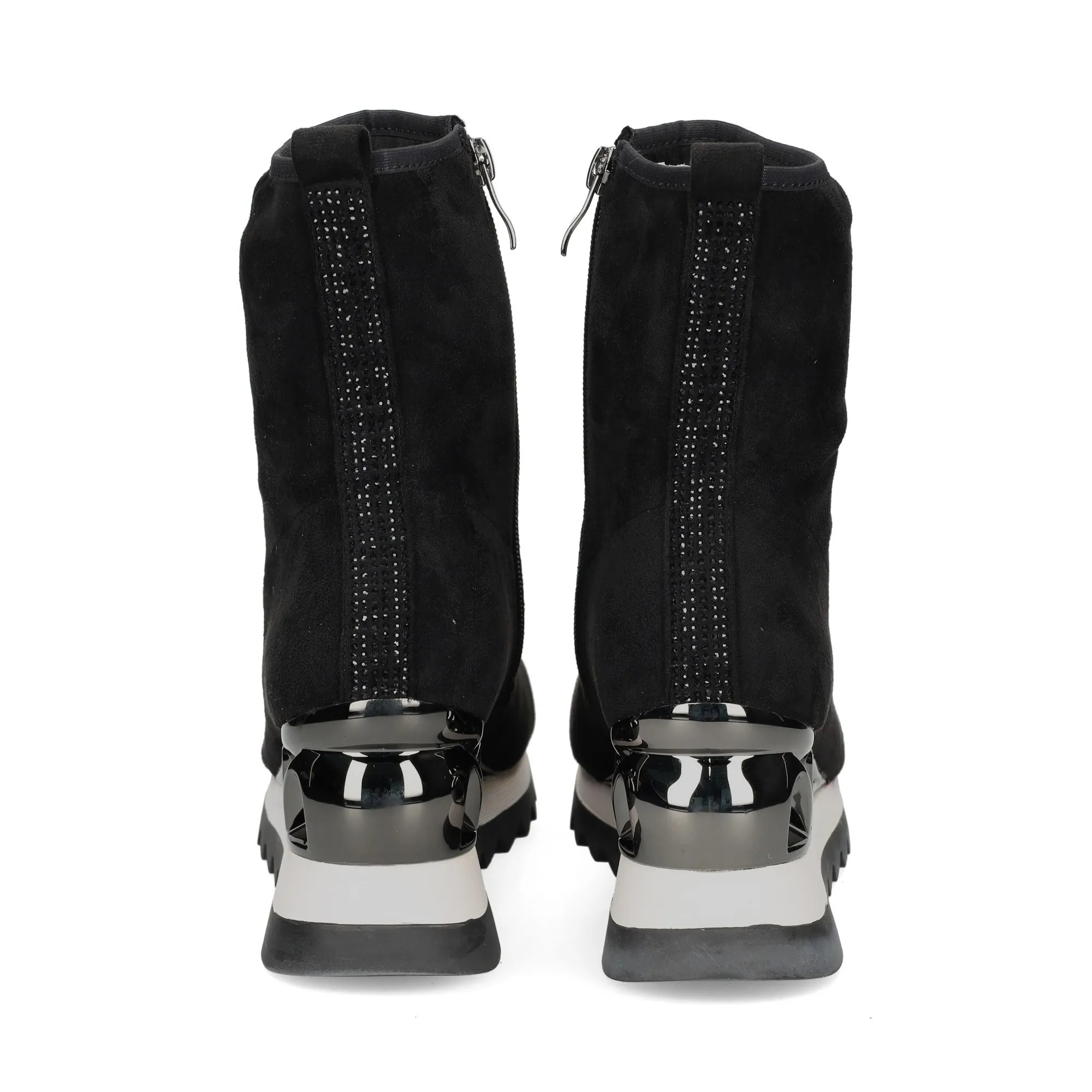 EXE Botines con tacón de Mujer NEGRO