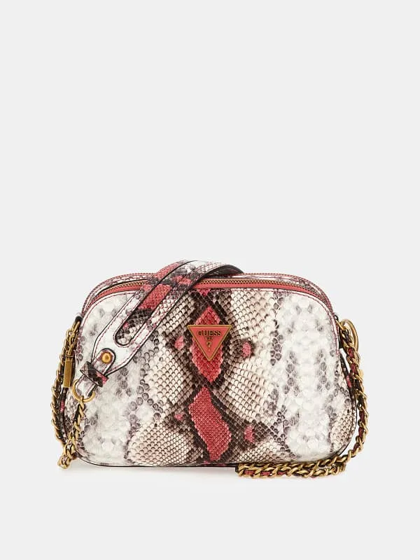 GUESS BECCI PYTHONPRINT MINI CROSSBODY