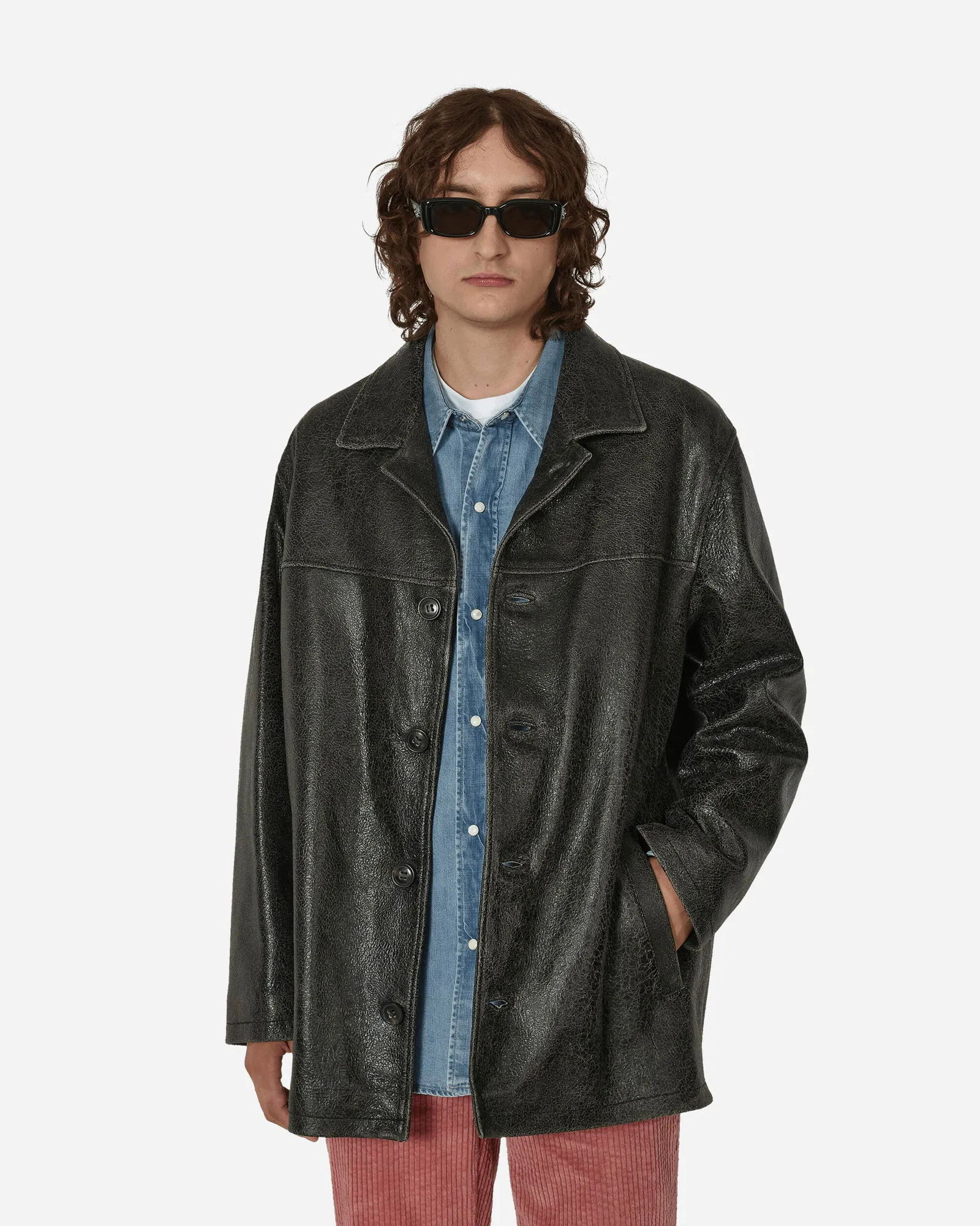 GUESS Crackle Leather Jet