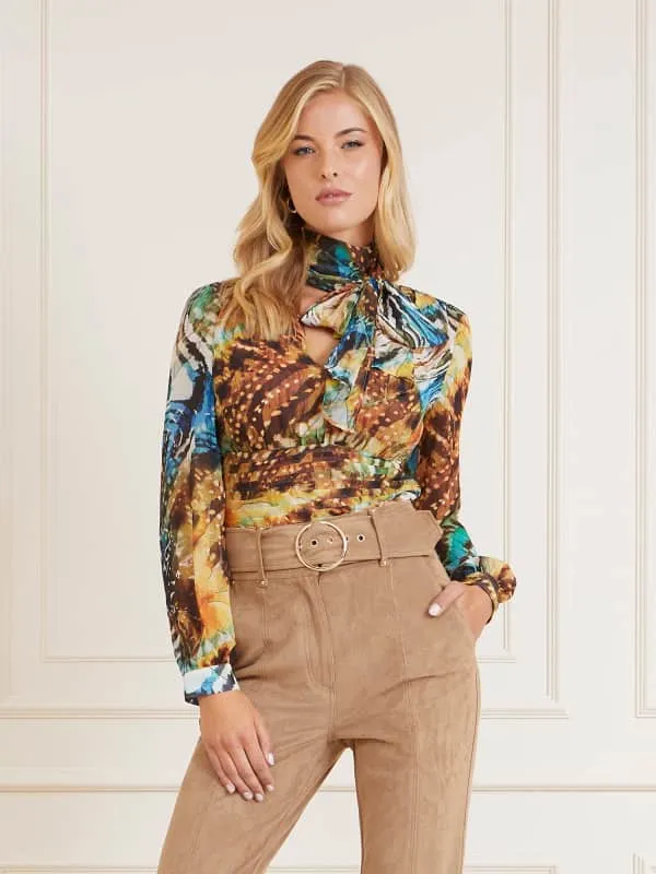 GUESS Marciano All Over Print Blouse
