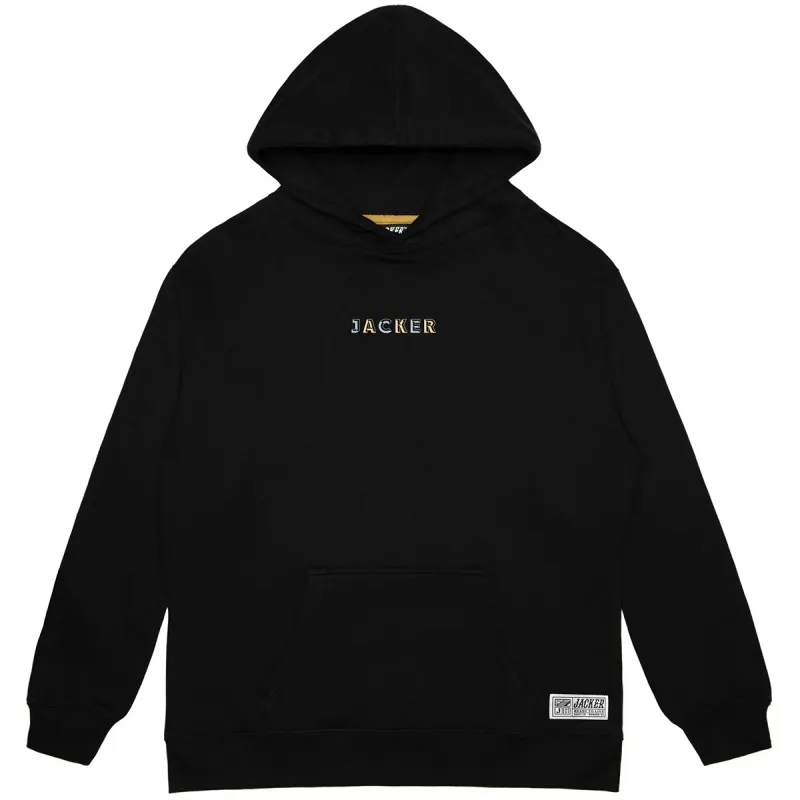 JACKER Underground hoodie black sudadera con capucha