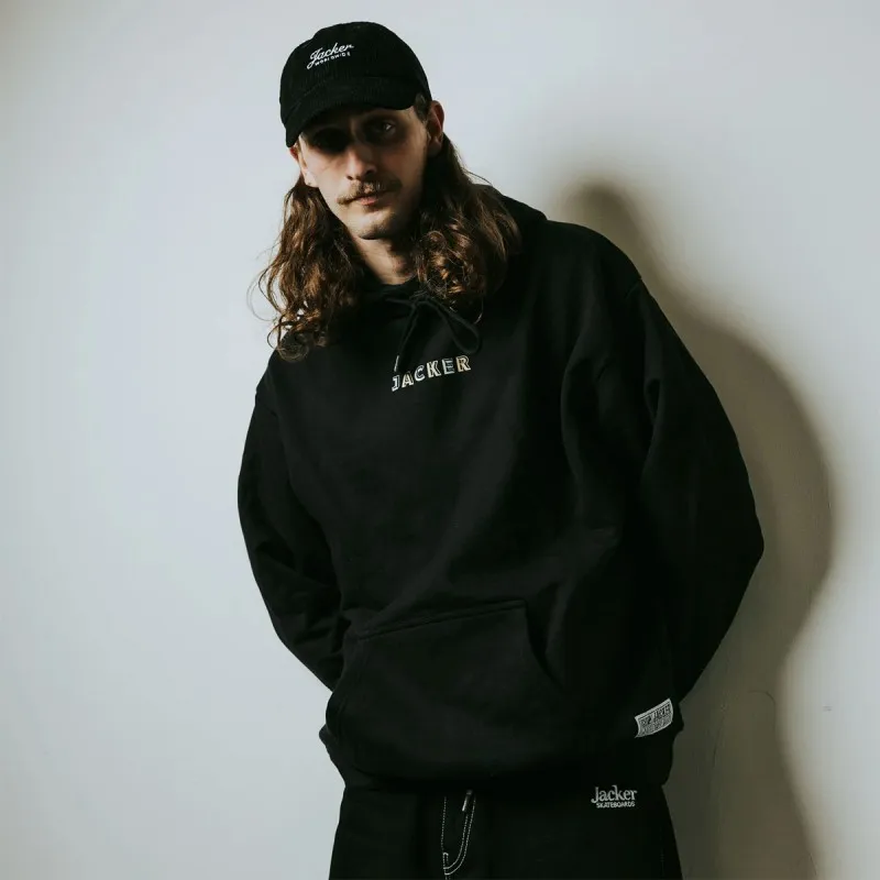 JACKER Underground hoodie black sudadera con capucha