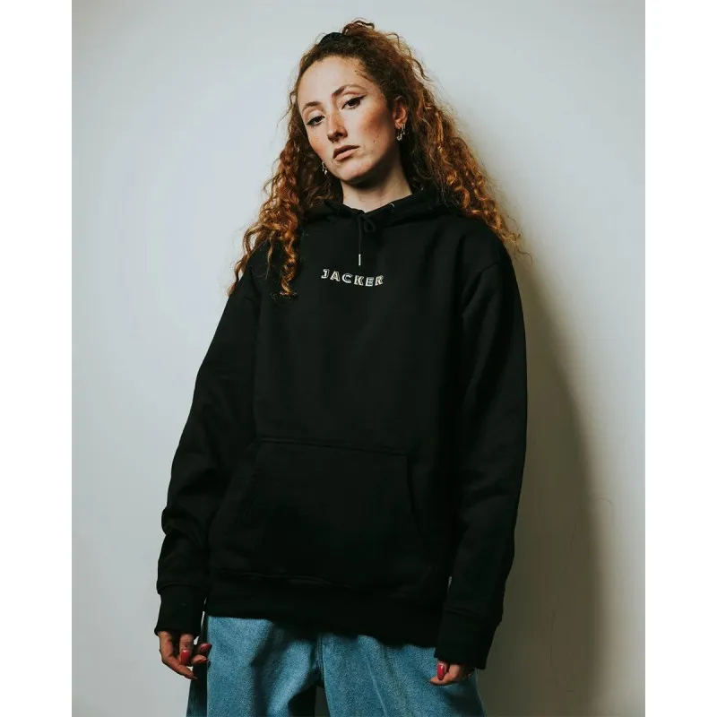 JACKER Underground hoodie black sudadera con capucha