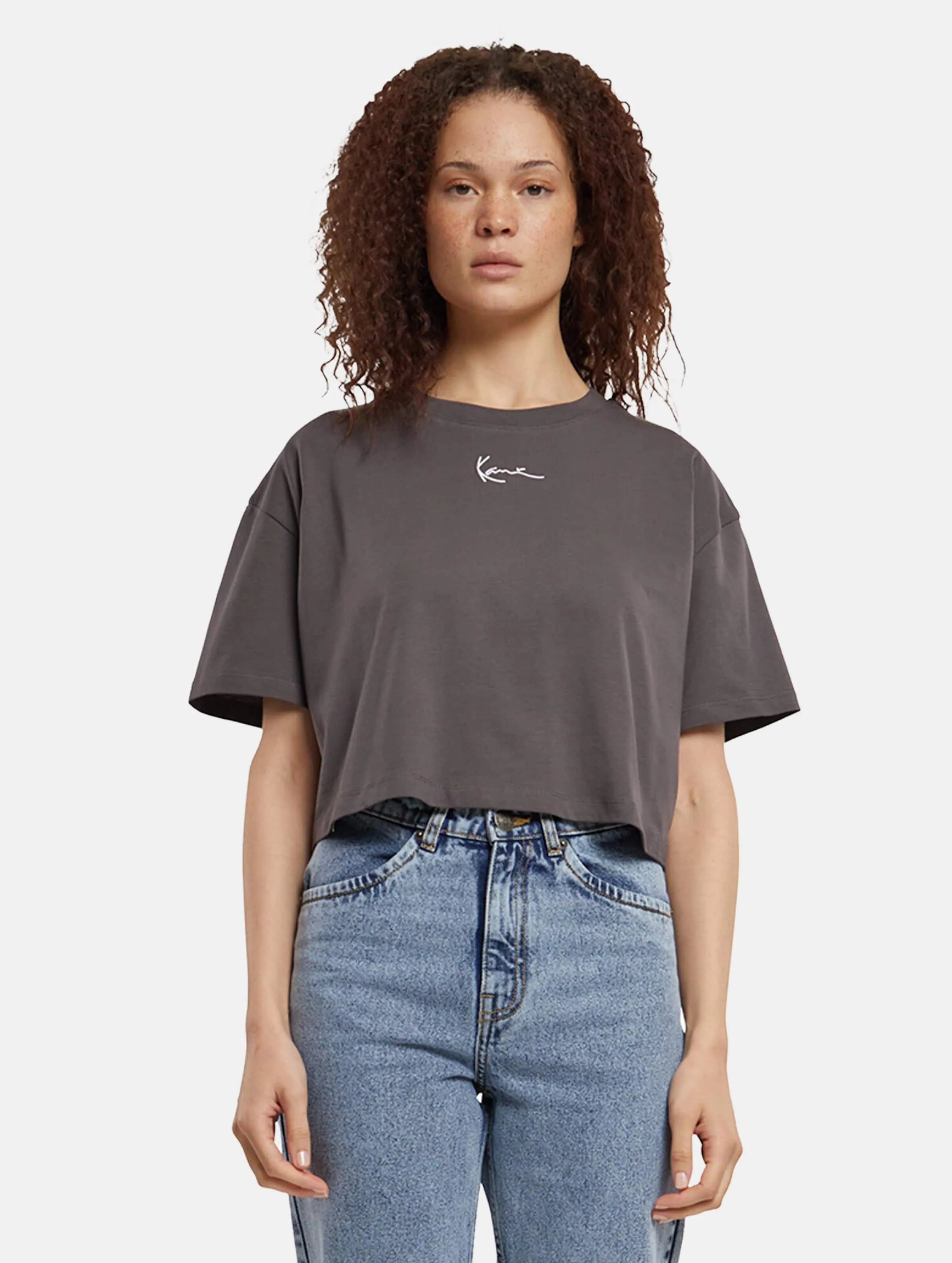 KARL KANI KARL KANI SMALL SIGNATURE ESSENTIAL CROP TSHIRTS