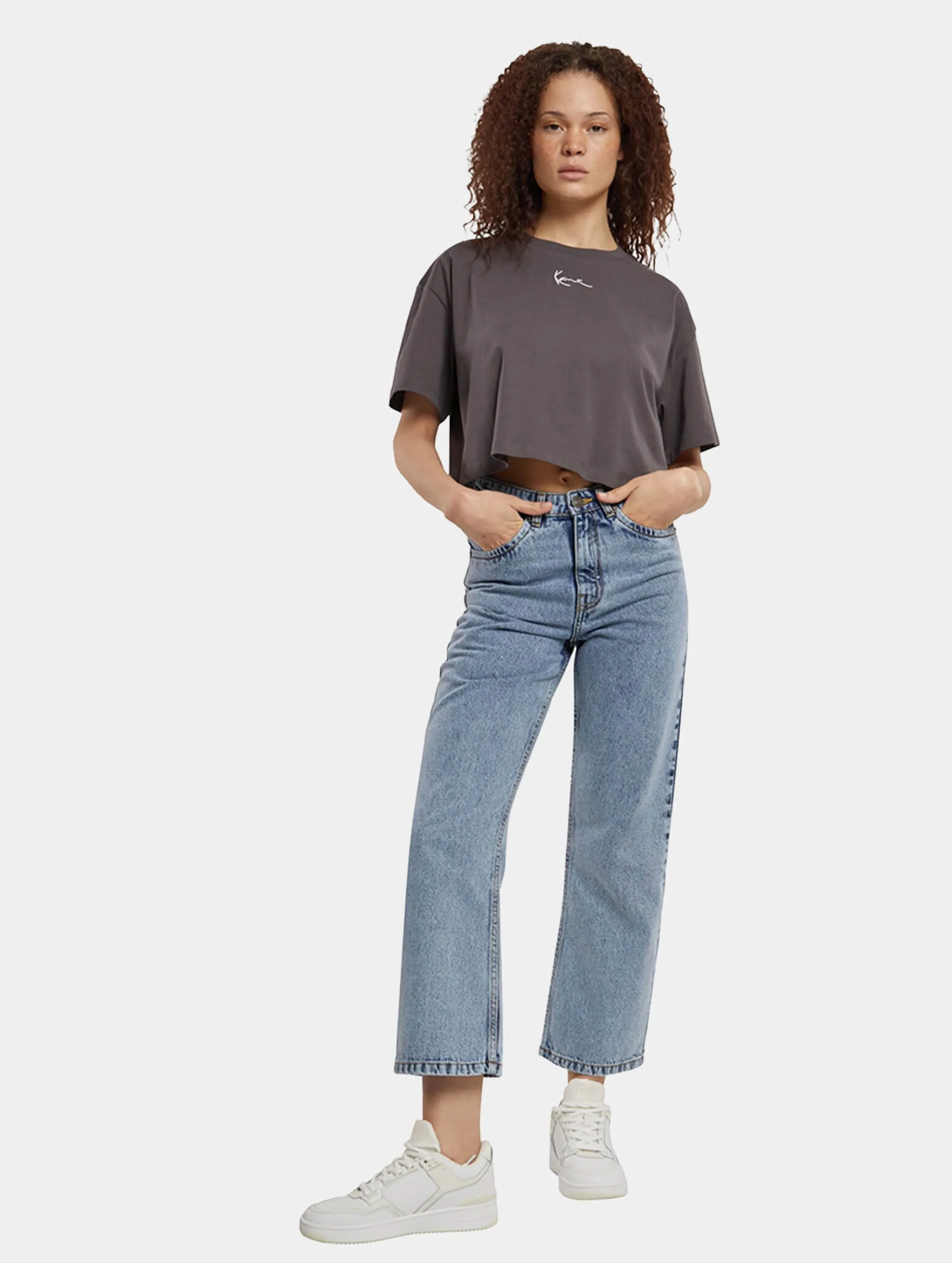 KARL KANI KARL KANI SMALL SIGNATURE ESSENTIAL CROP TSHIRTS