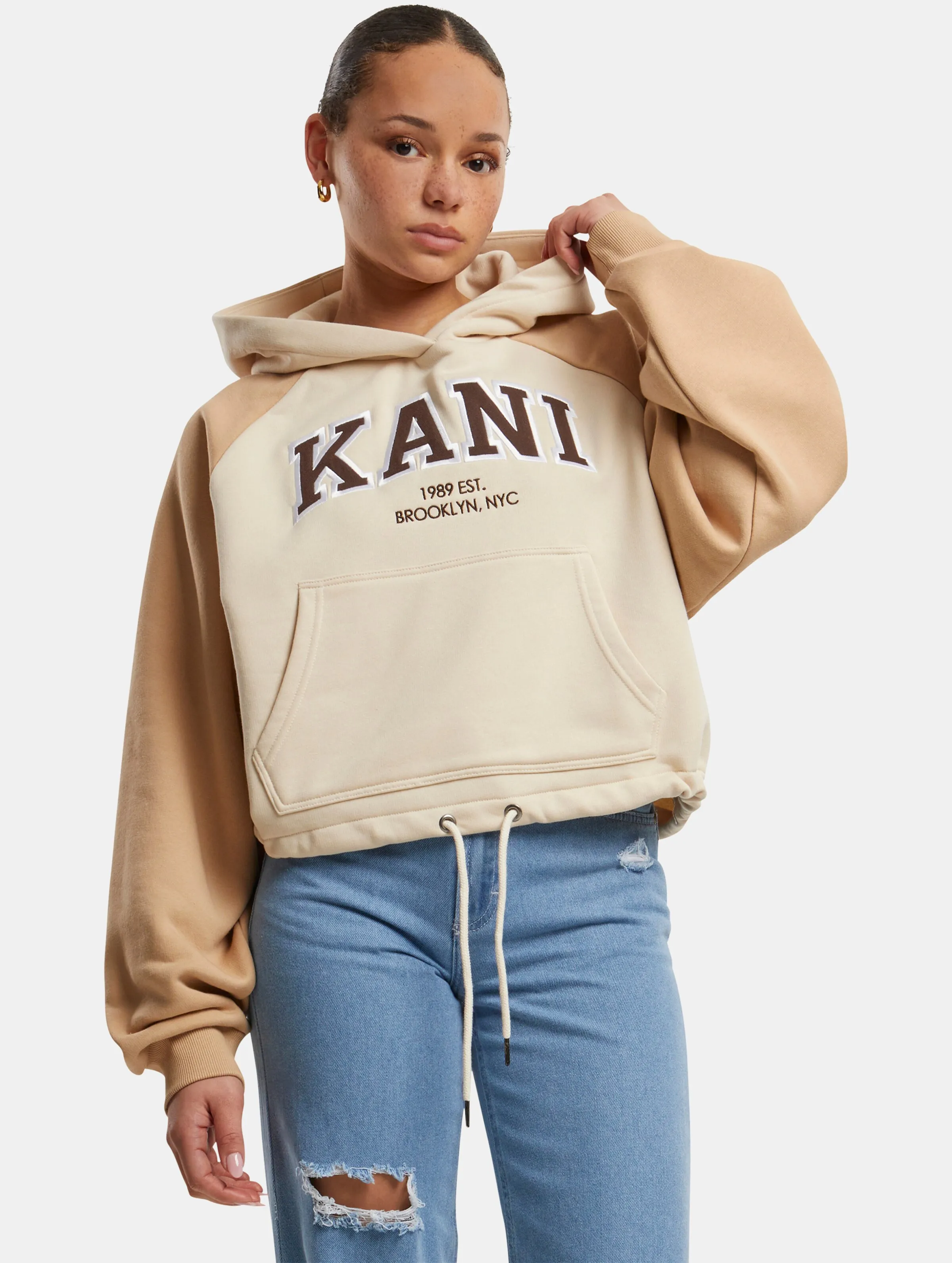 Karl Kani KK Serif Crop Raglan
