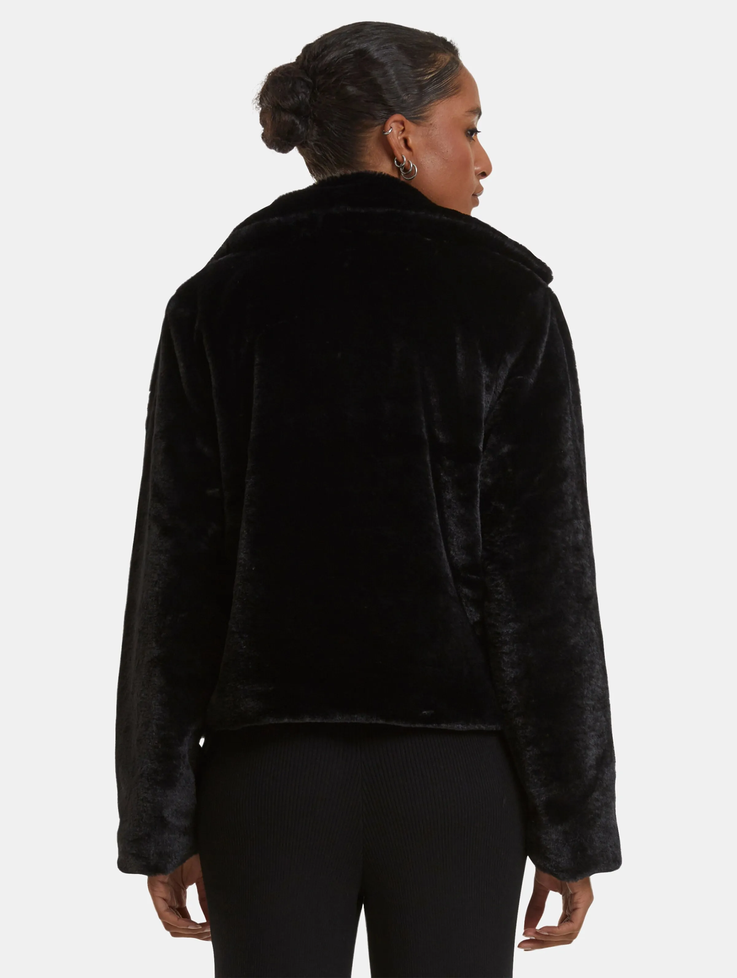 Karl Kani Metal Signature Fake Fur