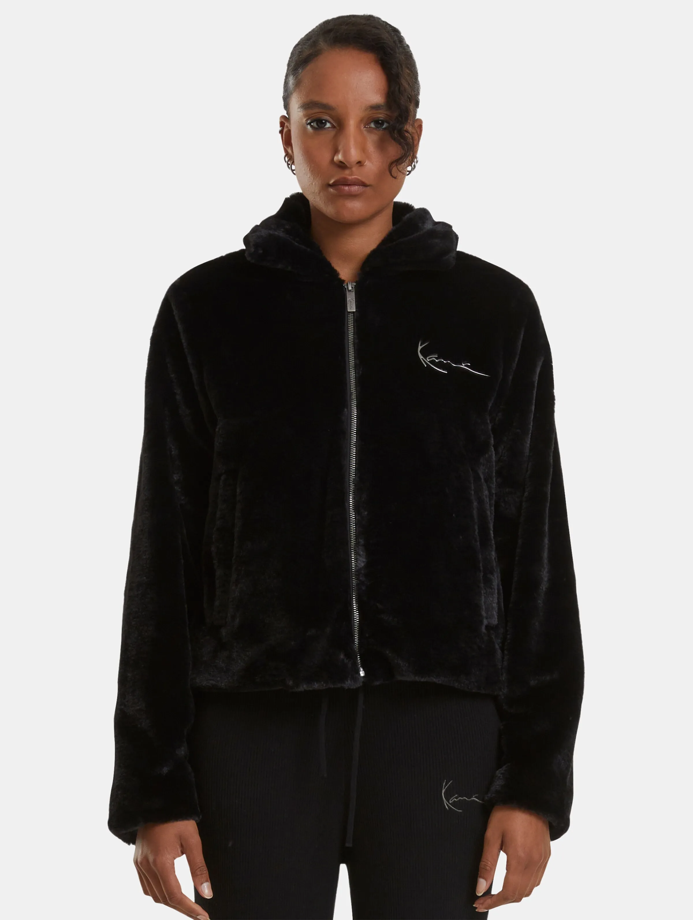 Karl Kani Metal Signature Fake Fur