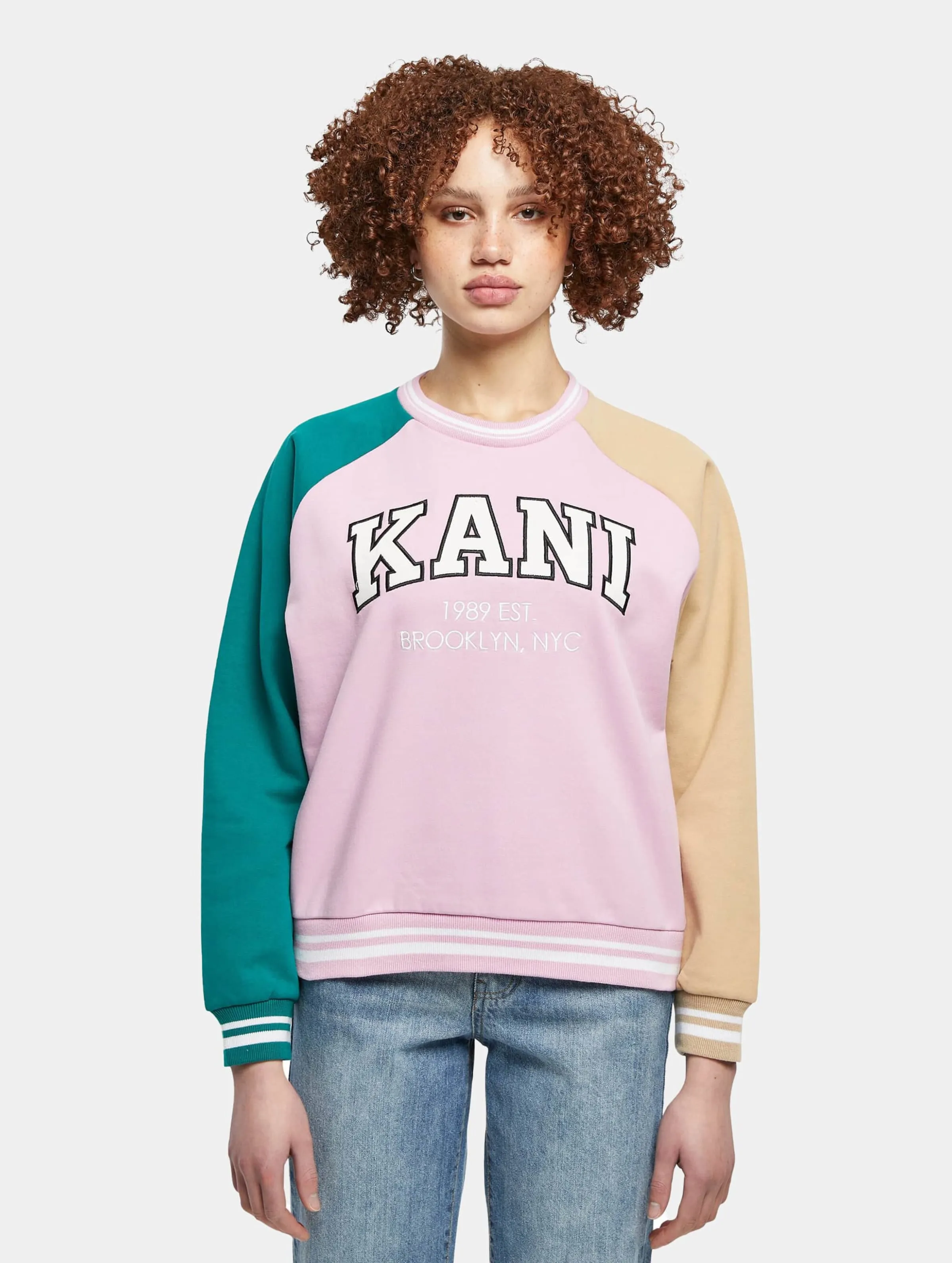 Karl Kani Serif Block College Crew Neck