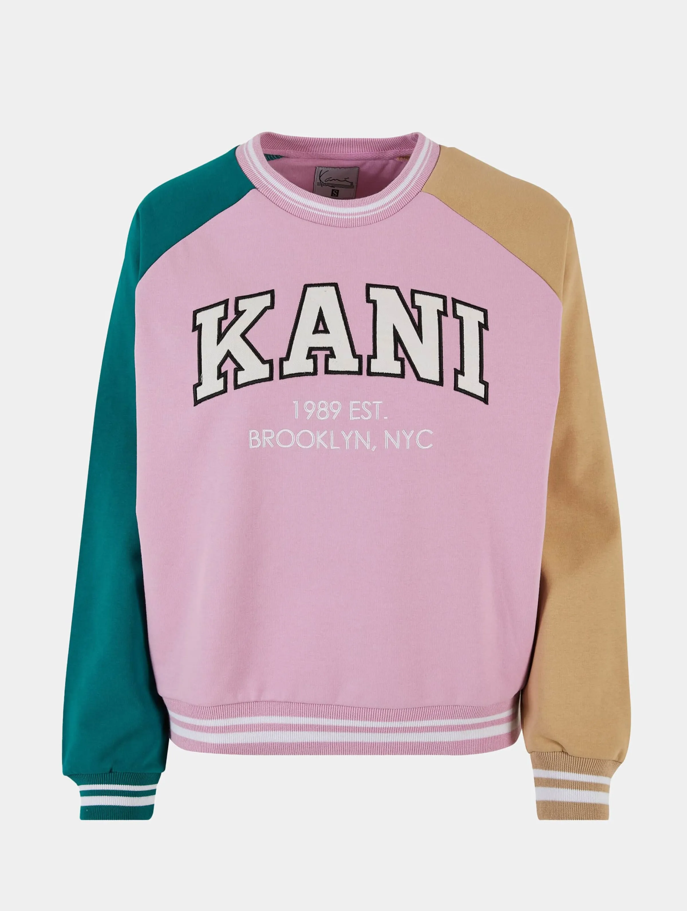Karl Kani Serif Block College Crew Neck