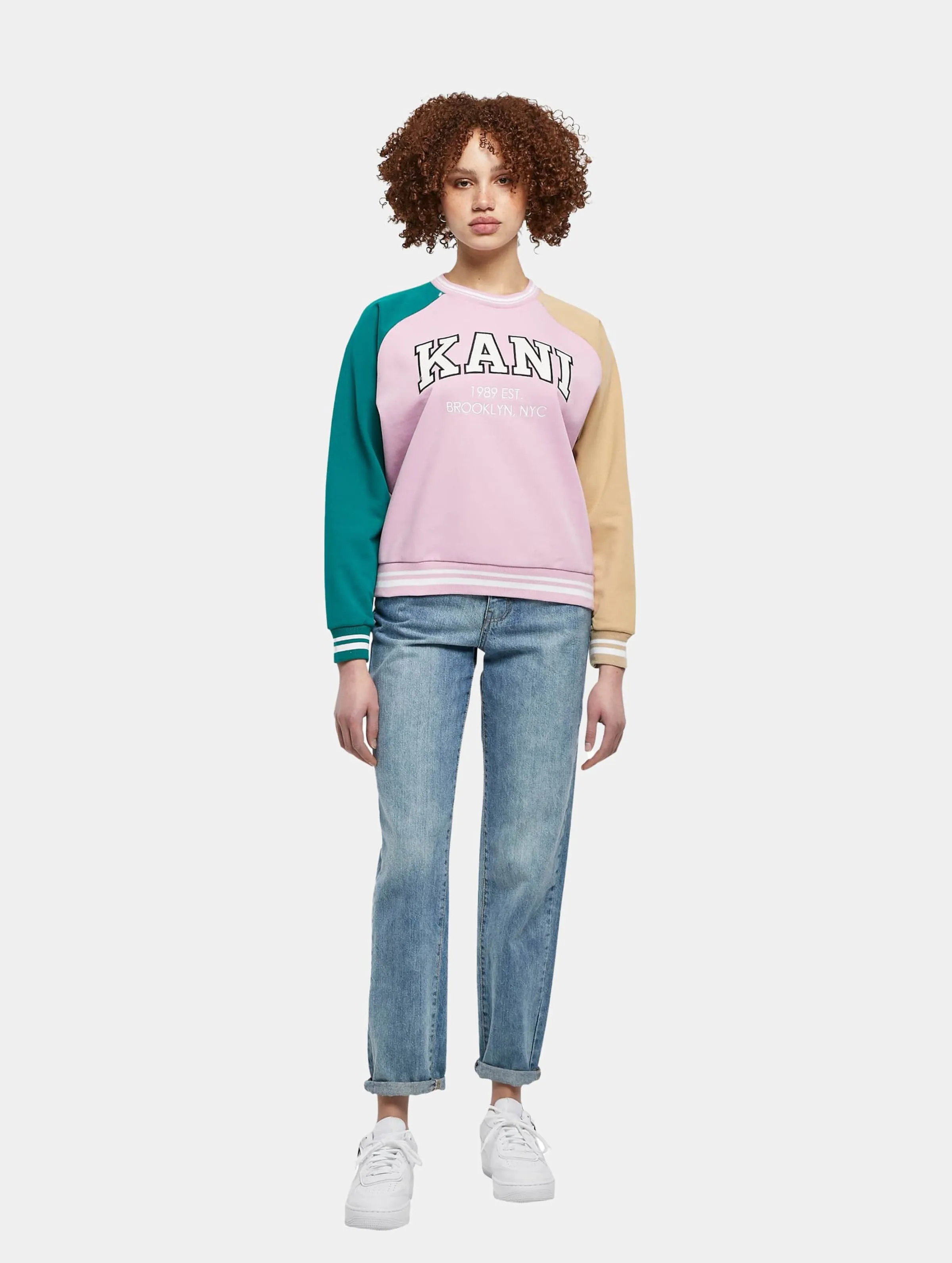 Karl Kani Serif Block College Crew Neck