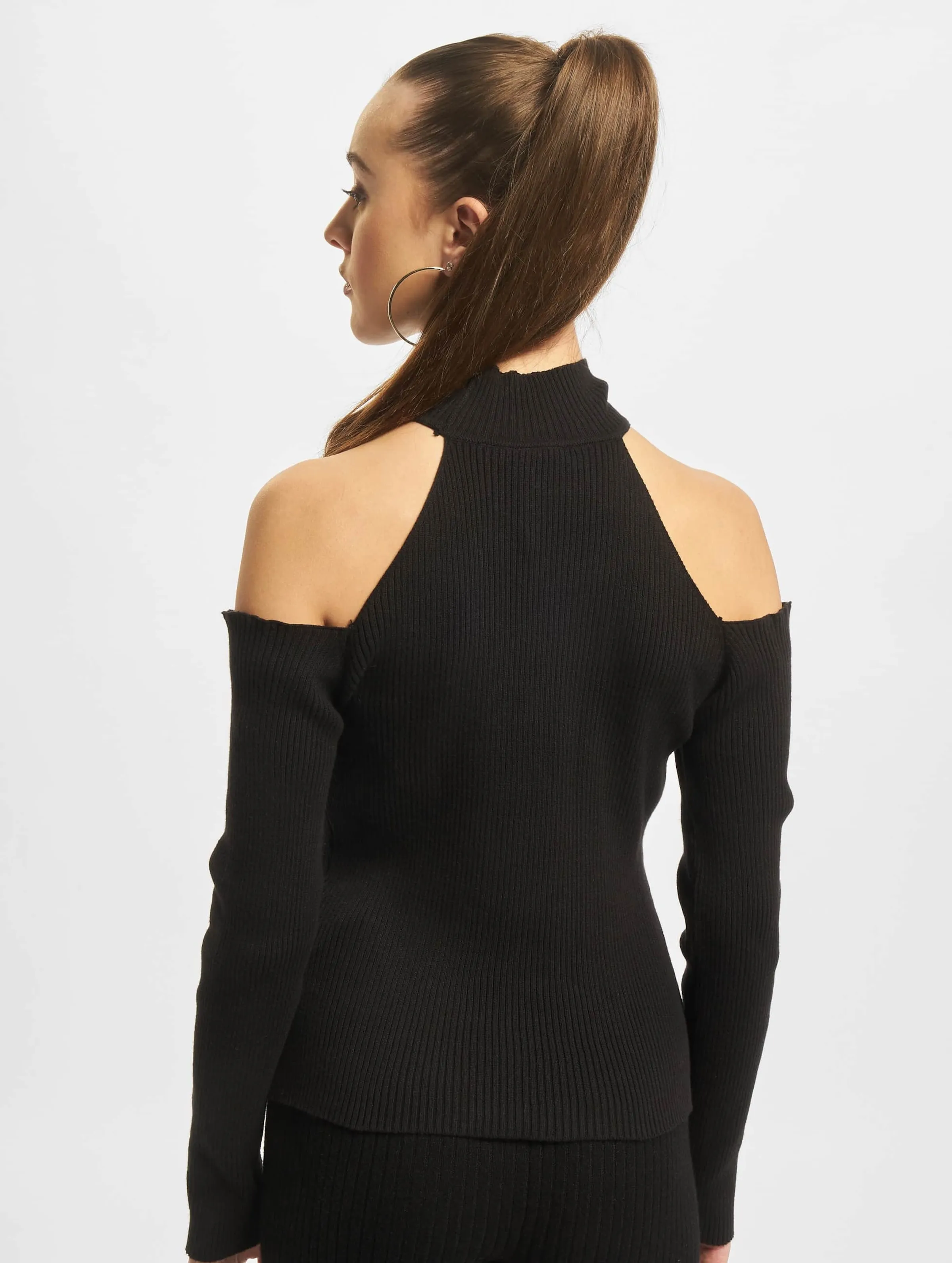 Karl Kani Small Signature Cutout Rib Turtle Neck