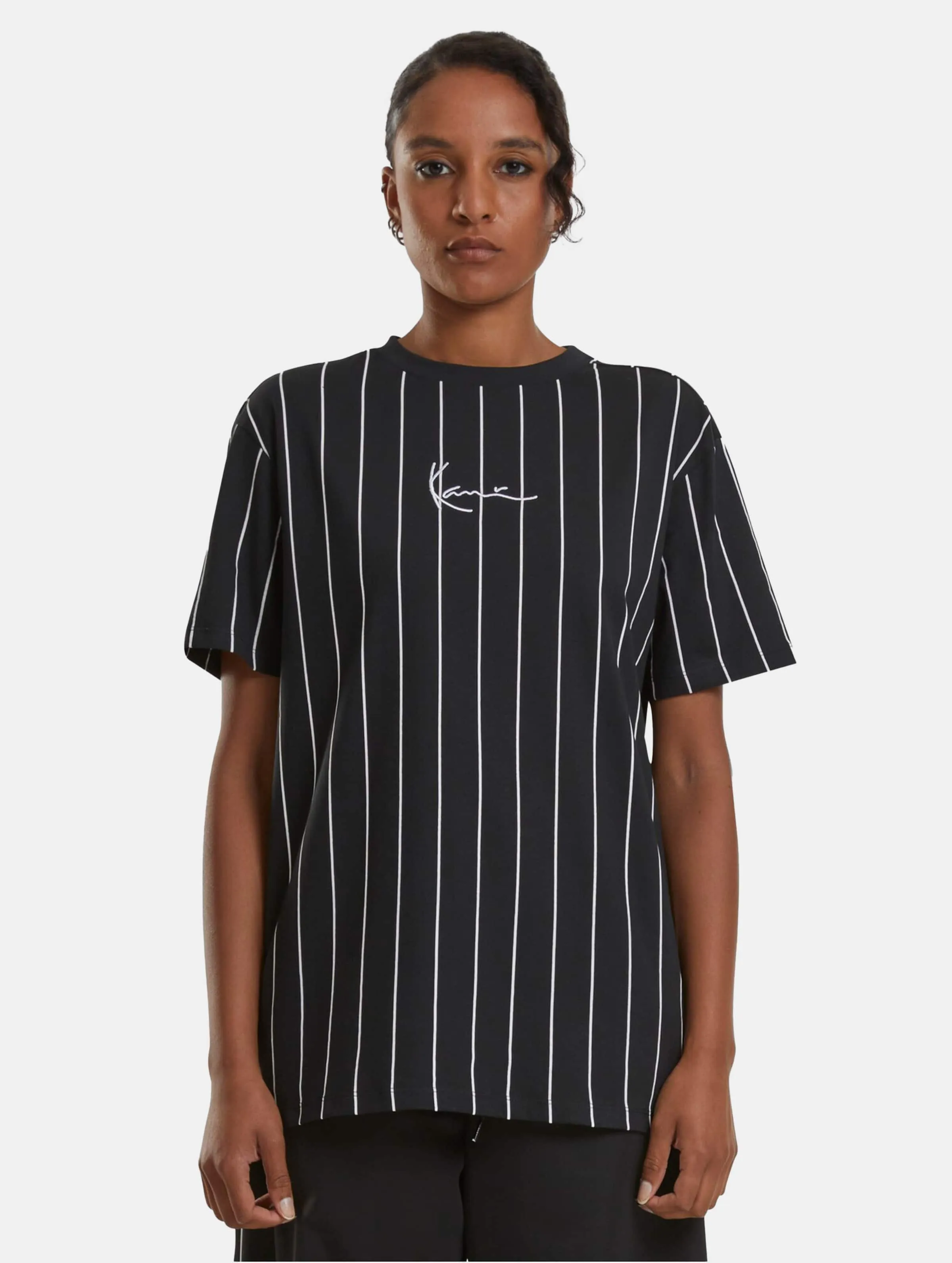 Karl Kani Small Signature Essential Pinstripe Oversized