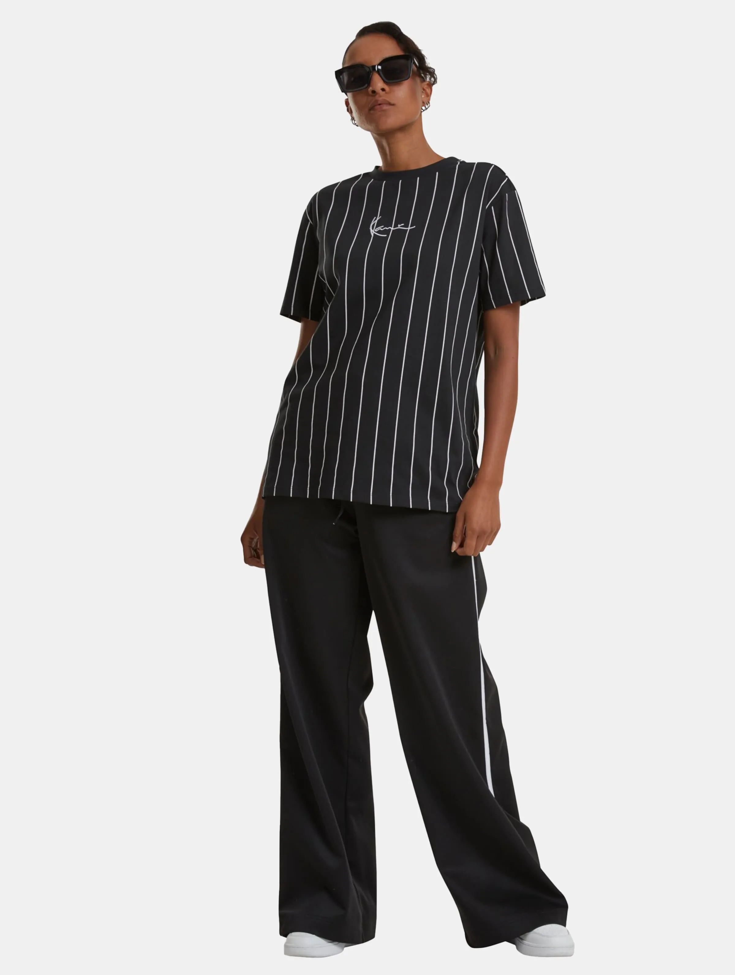 Karl Kani Small Signature Essential Pinstripe Oversized