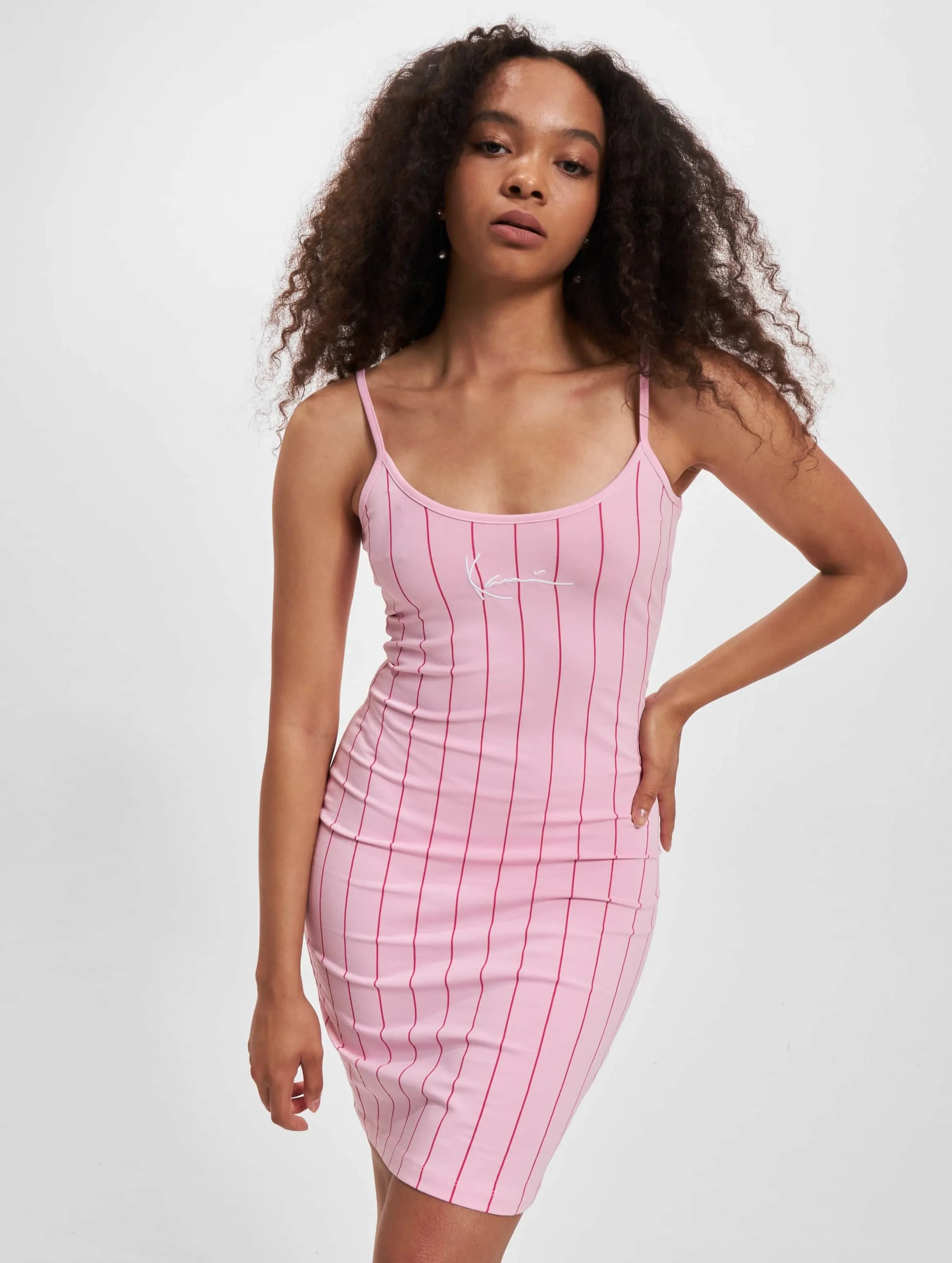 Karl Kani Small Signature Pinstripe Dress