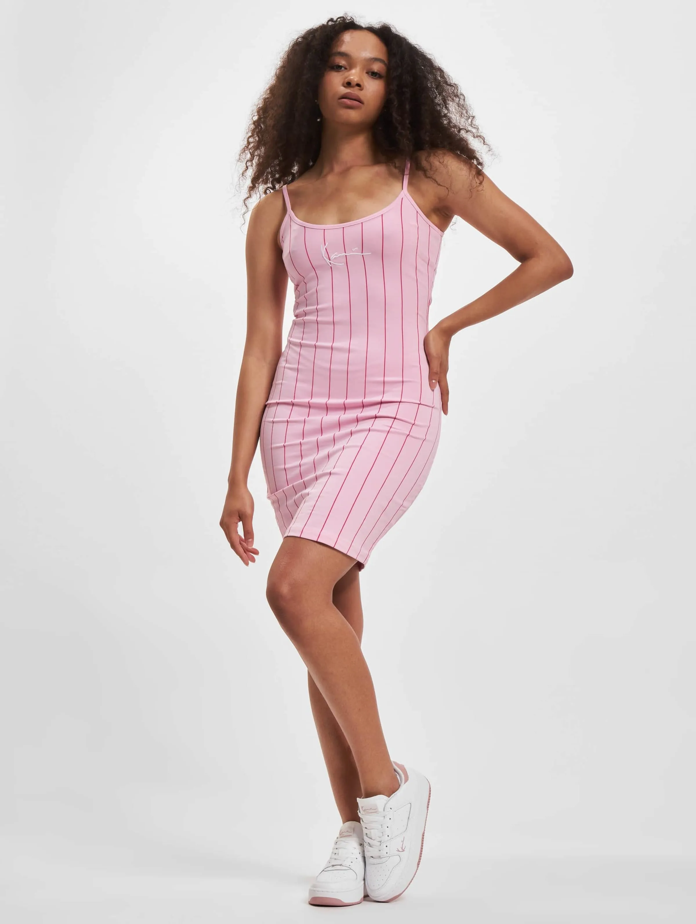 Karl Kani Small Signature Pinstripe Dress