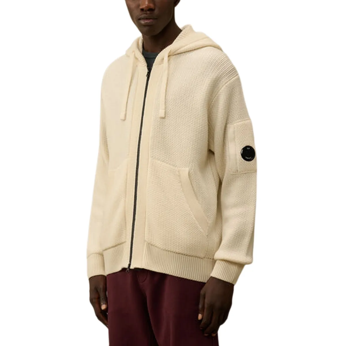 KNITWEAR HOODED IN REWOOL