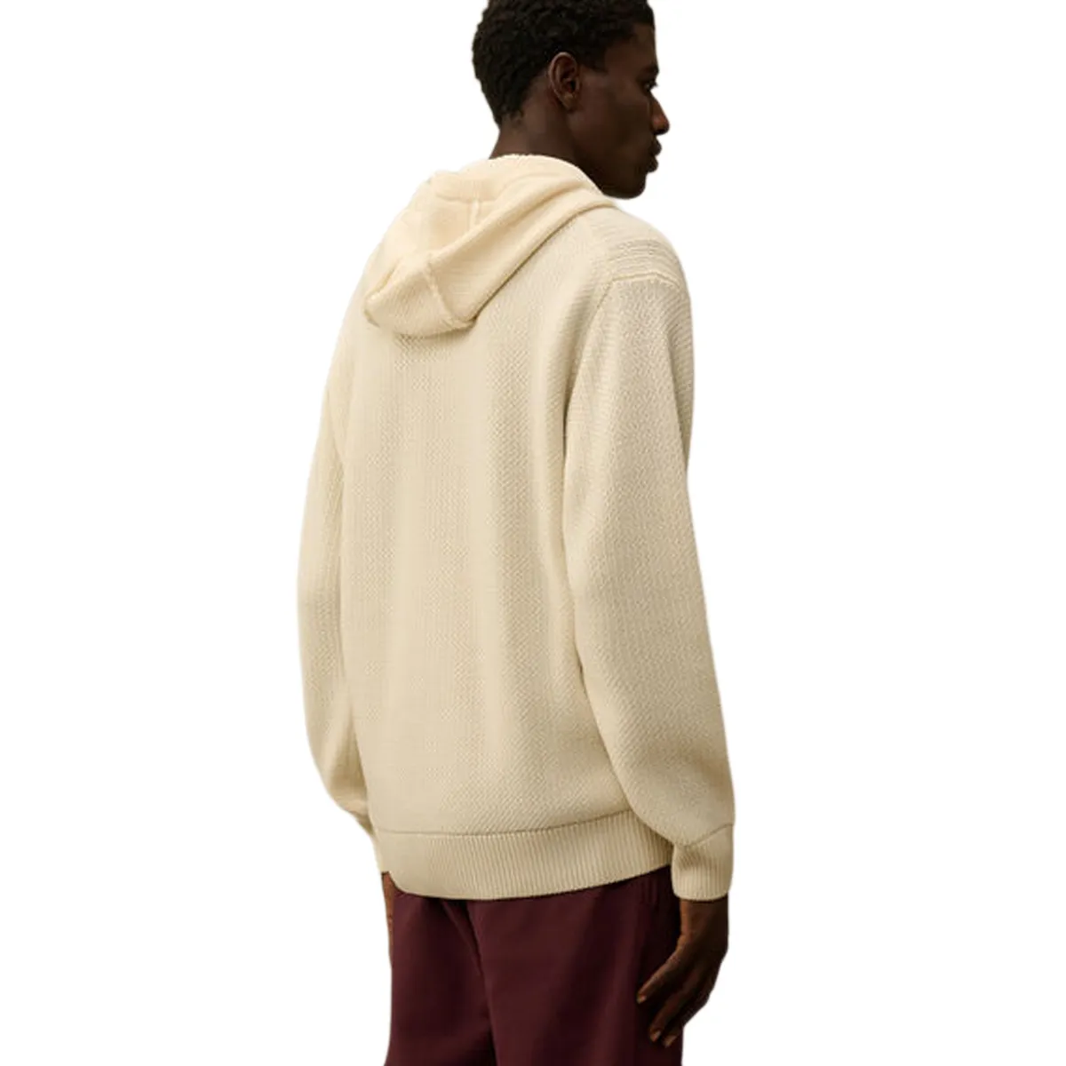 KNITWEAR HOODED IN REWOOL