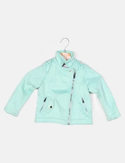 Lefties Chaqueta biker verde
