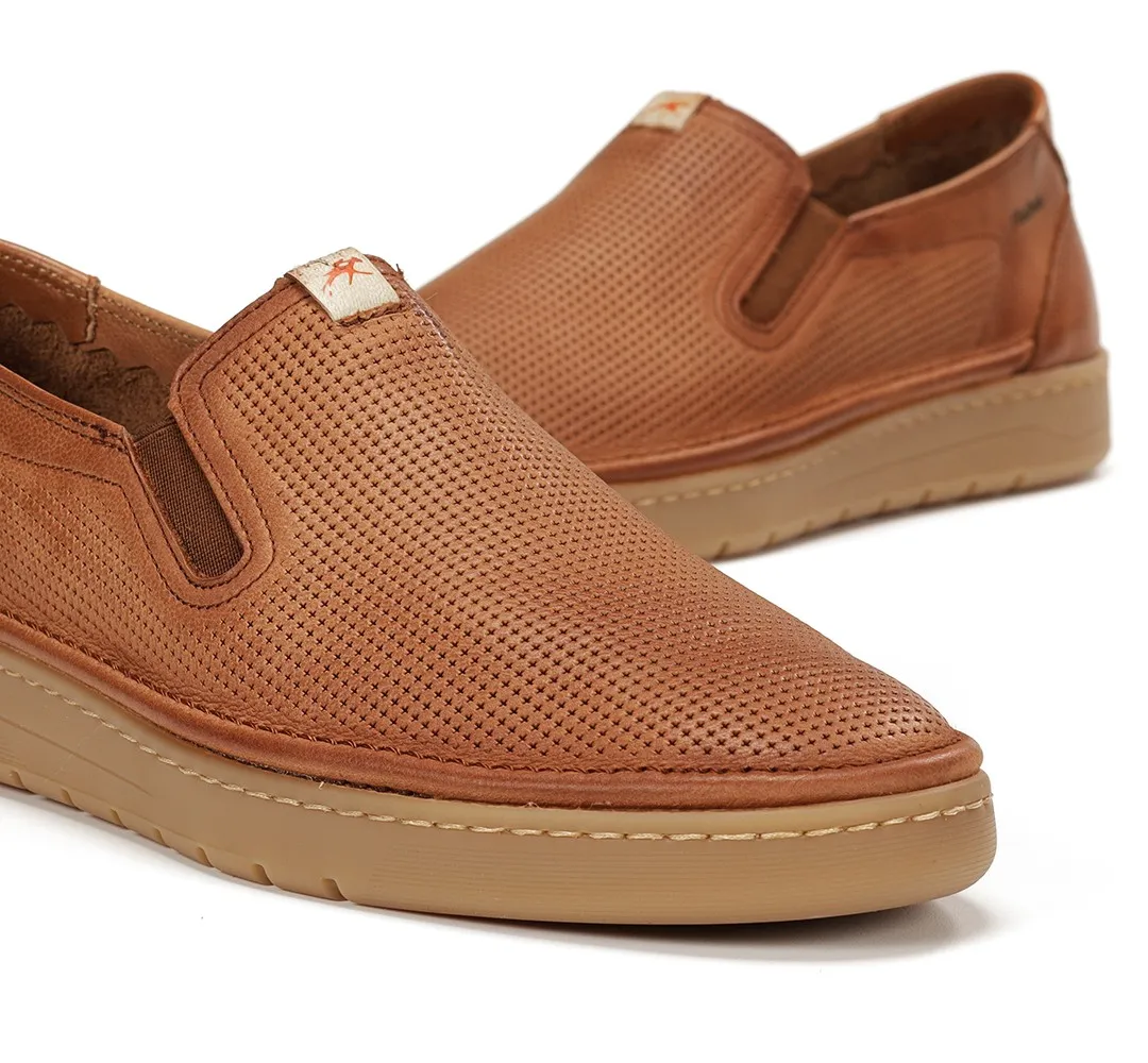 LEO F1946 Slip On Marrón