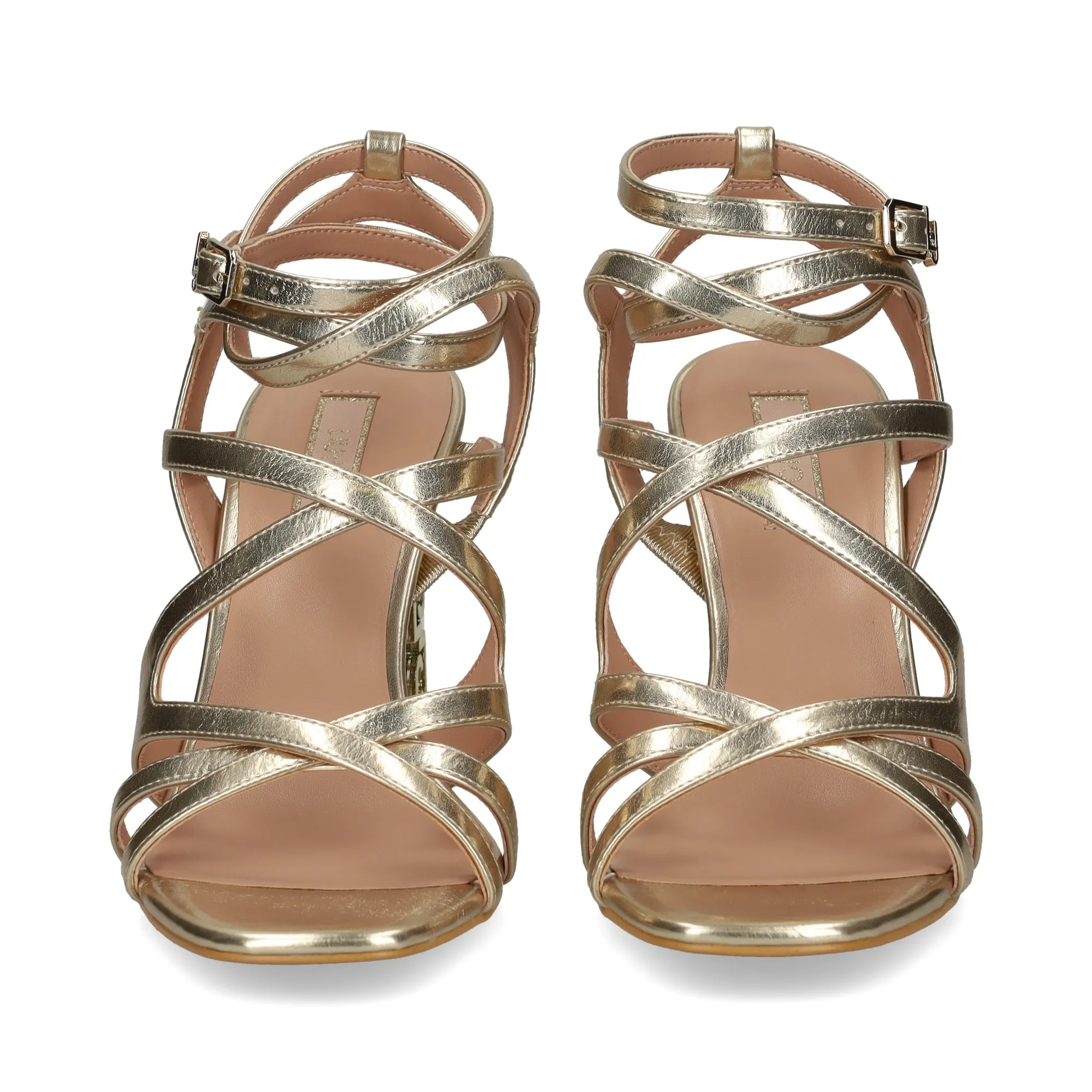 LIU·JO Sandalias con tacón de Mujer 04078 PLATINUM