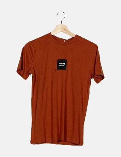 LMTD Camiseta color teja