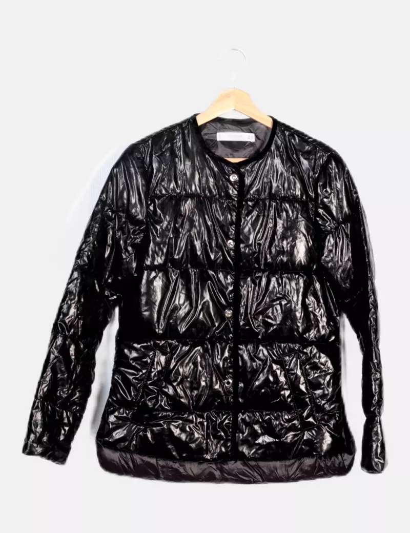 Mango Chaqueta negra acolchada